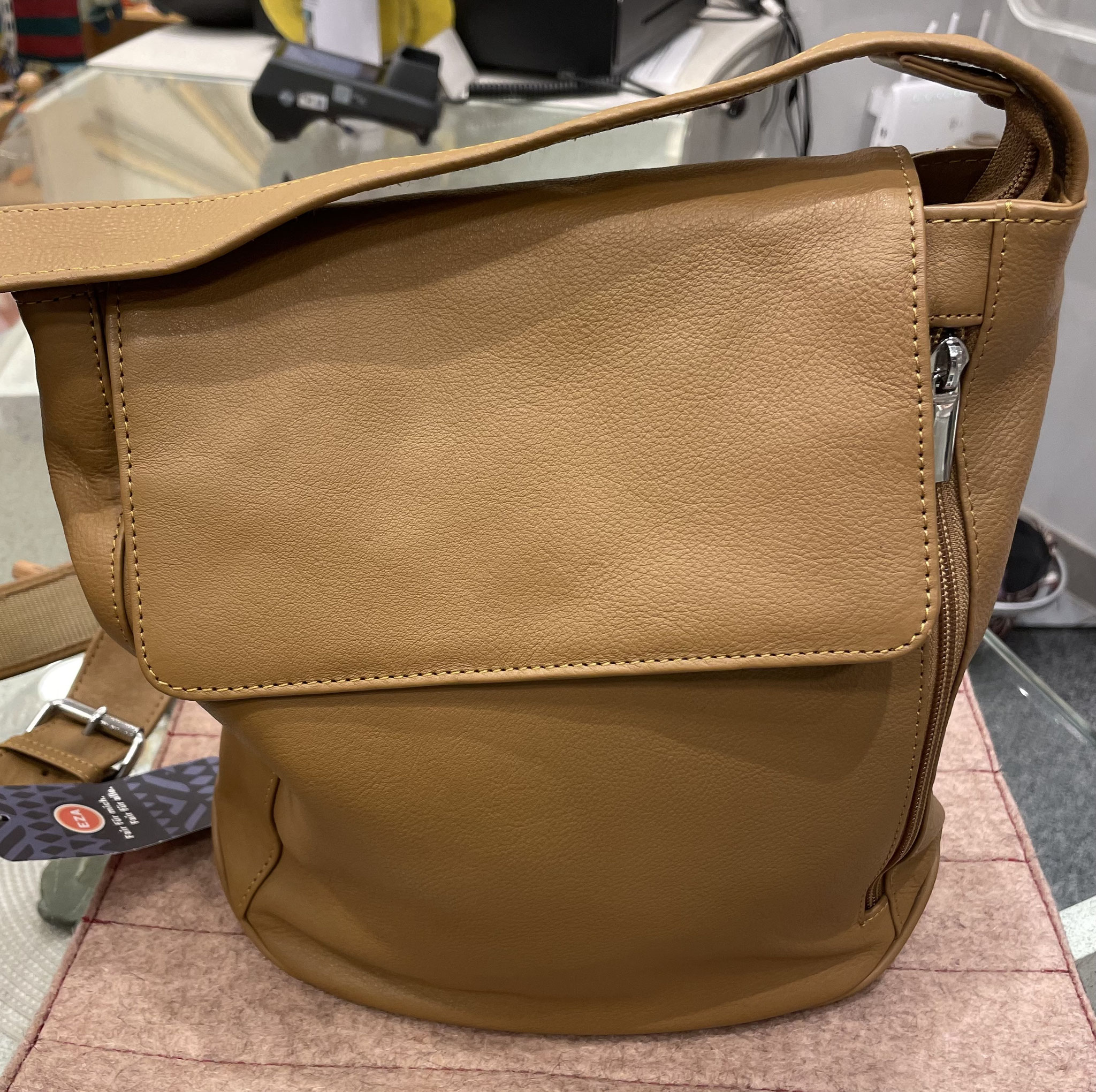 Lederhandtasche 