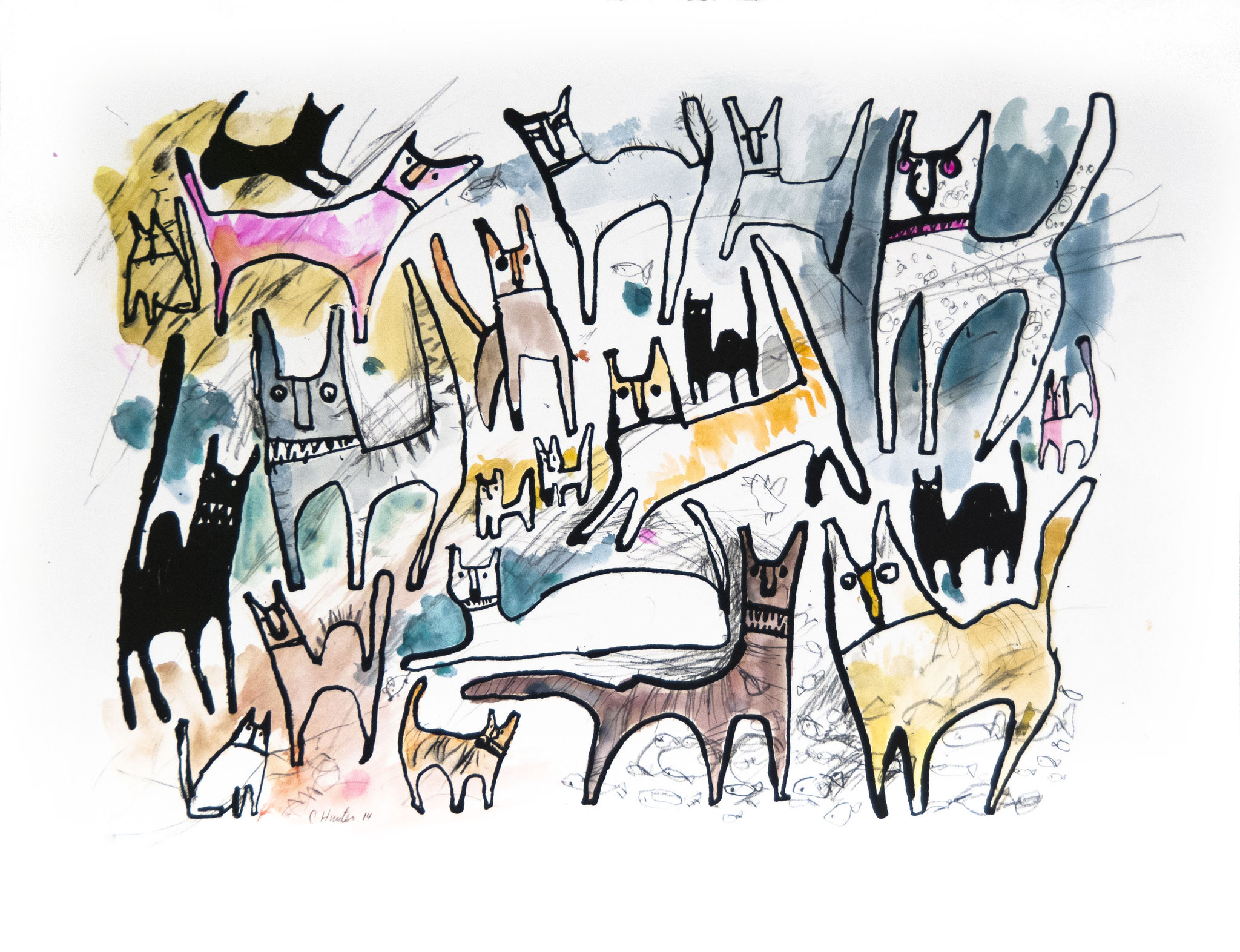 Prints Chad creates children's book illustrations