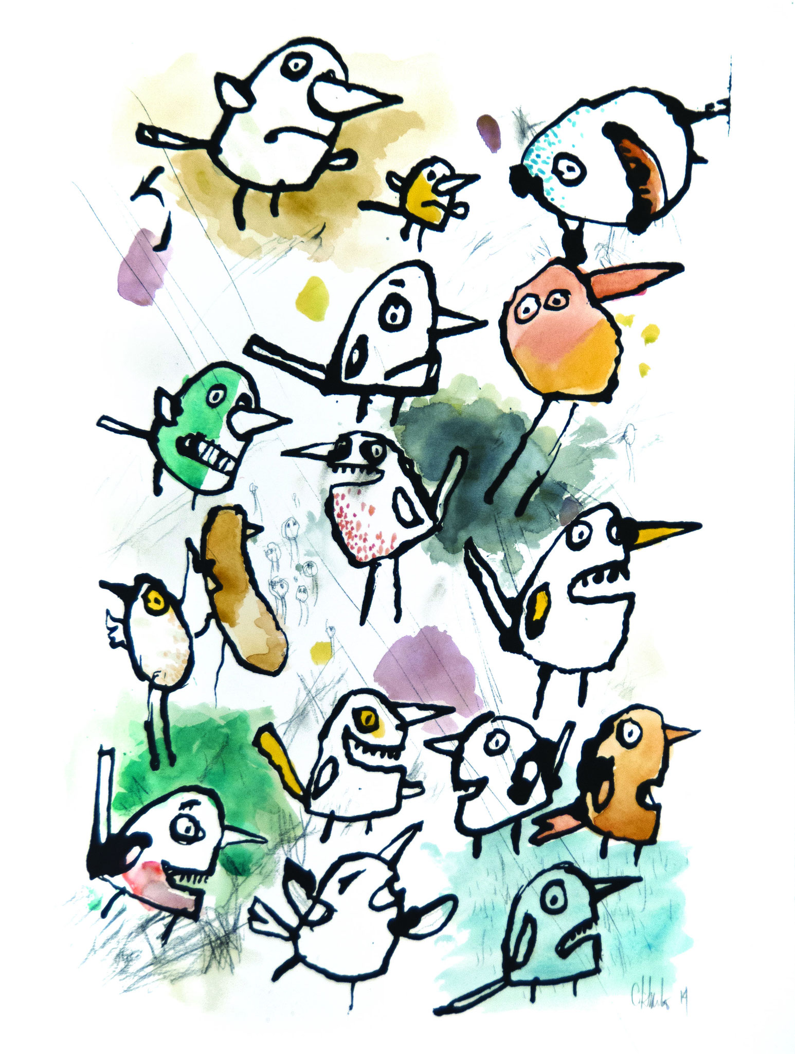 Prints Chad creates children's book illustrations