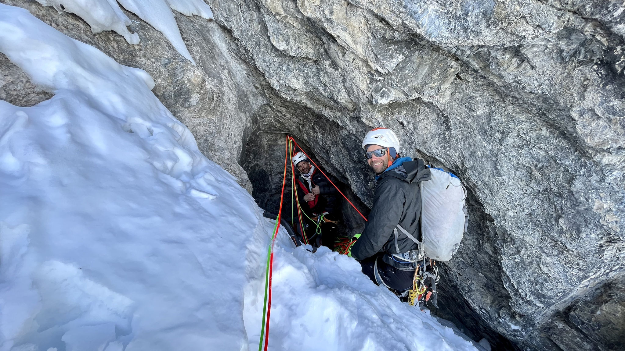 Les copains à R1 - Alpinisme/Goulotte