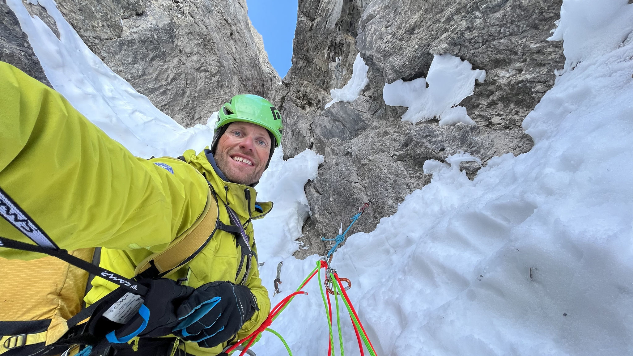 Ambiance bouchons de neige - Alpinisme/Goulotte