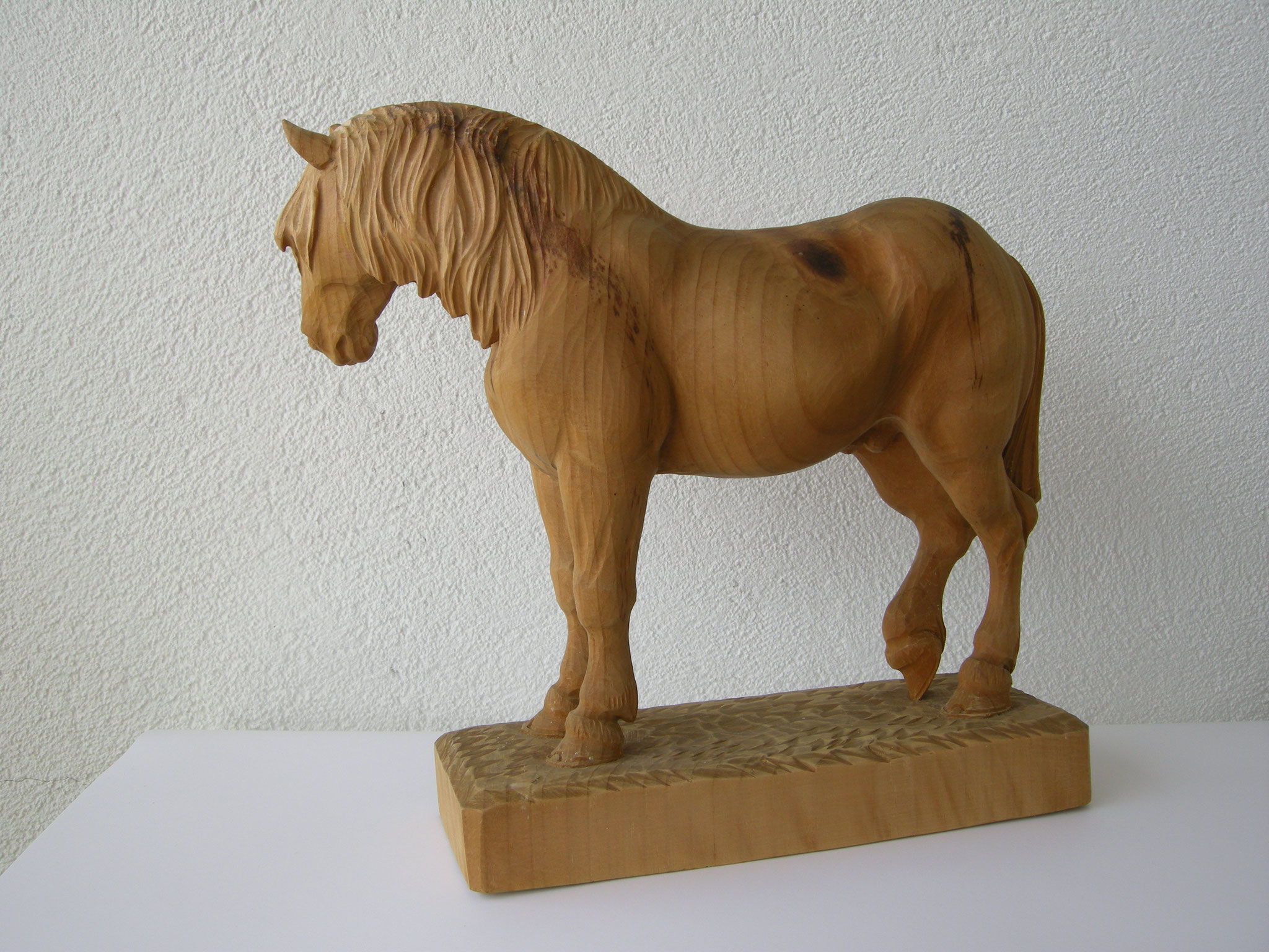 Pferd Schnitzerei