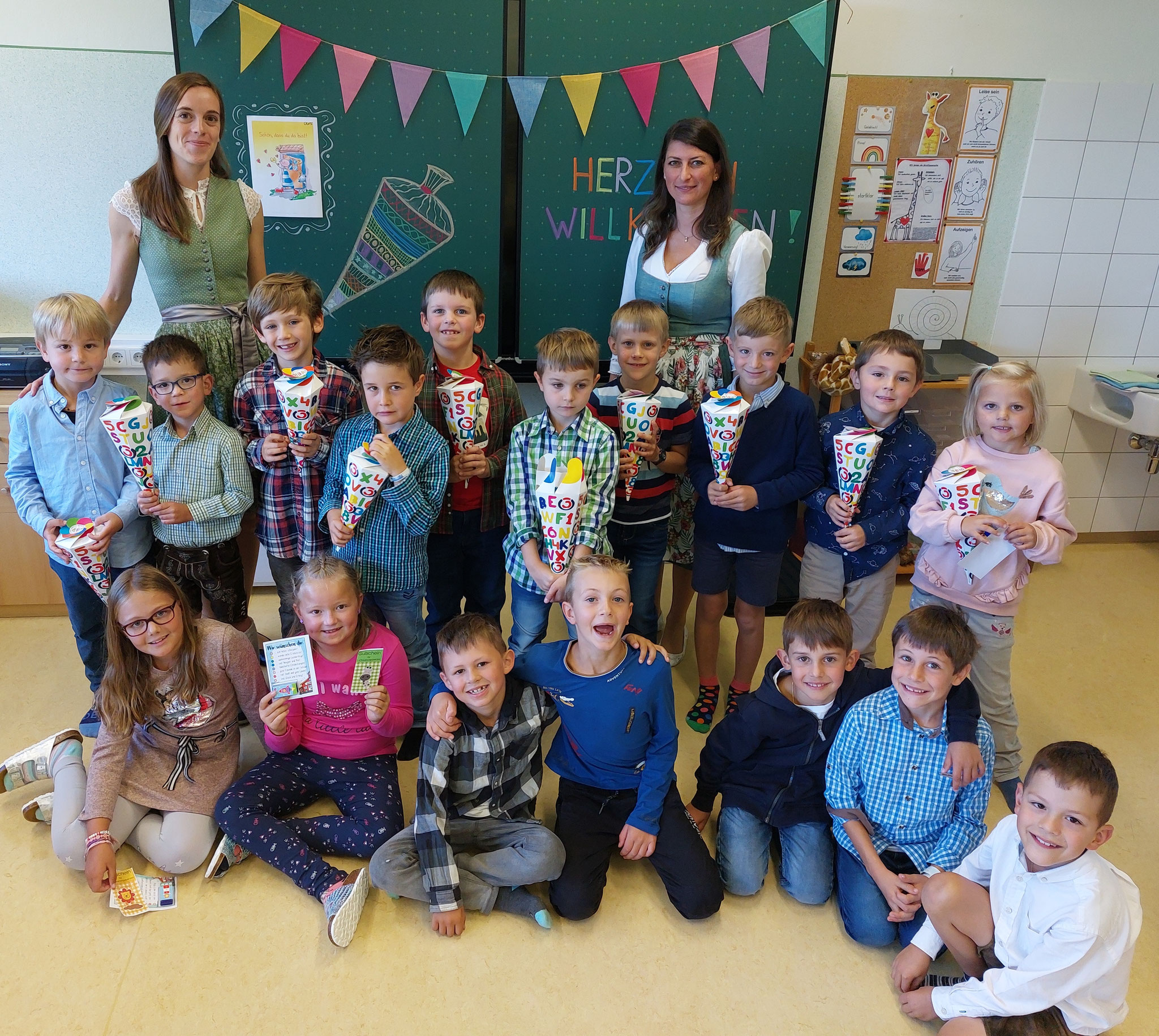 Schulbeginn Volksschule Lessach