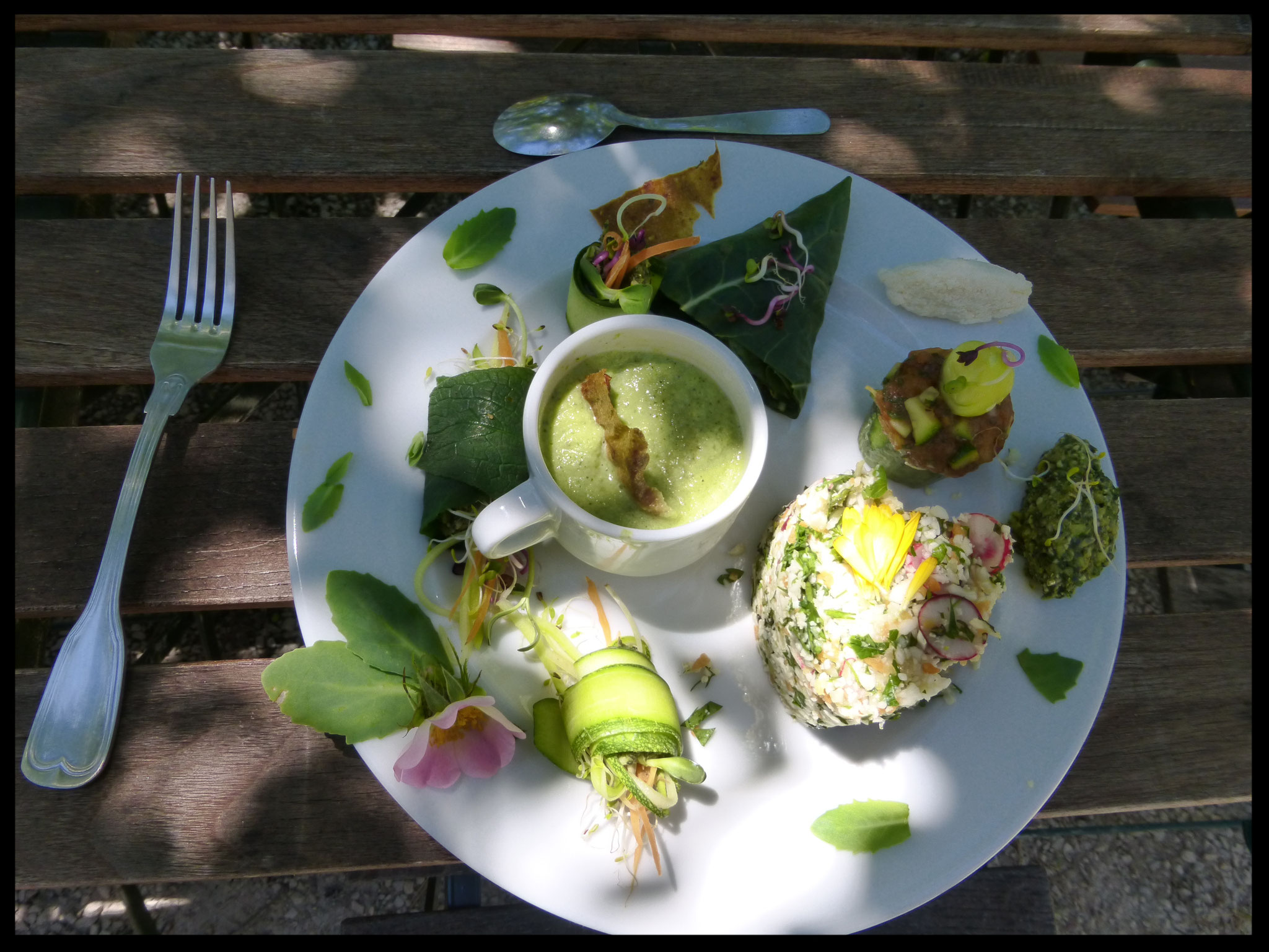 vegetable plate les 7 sartots
