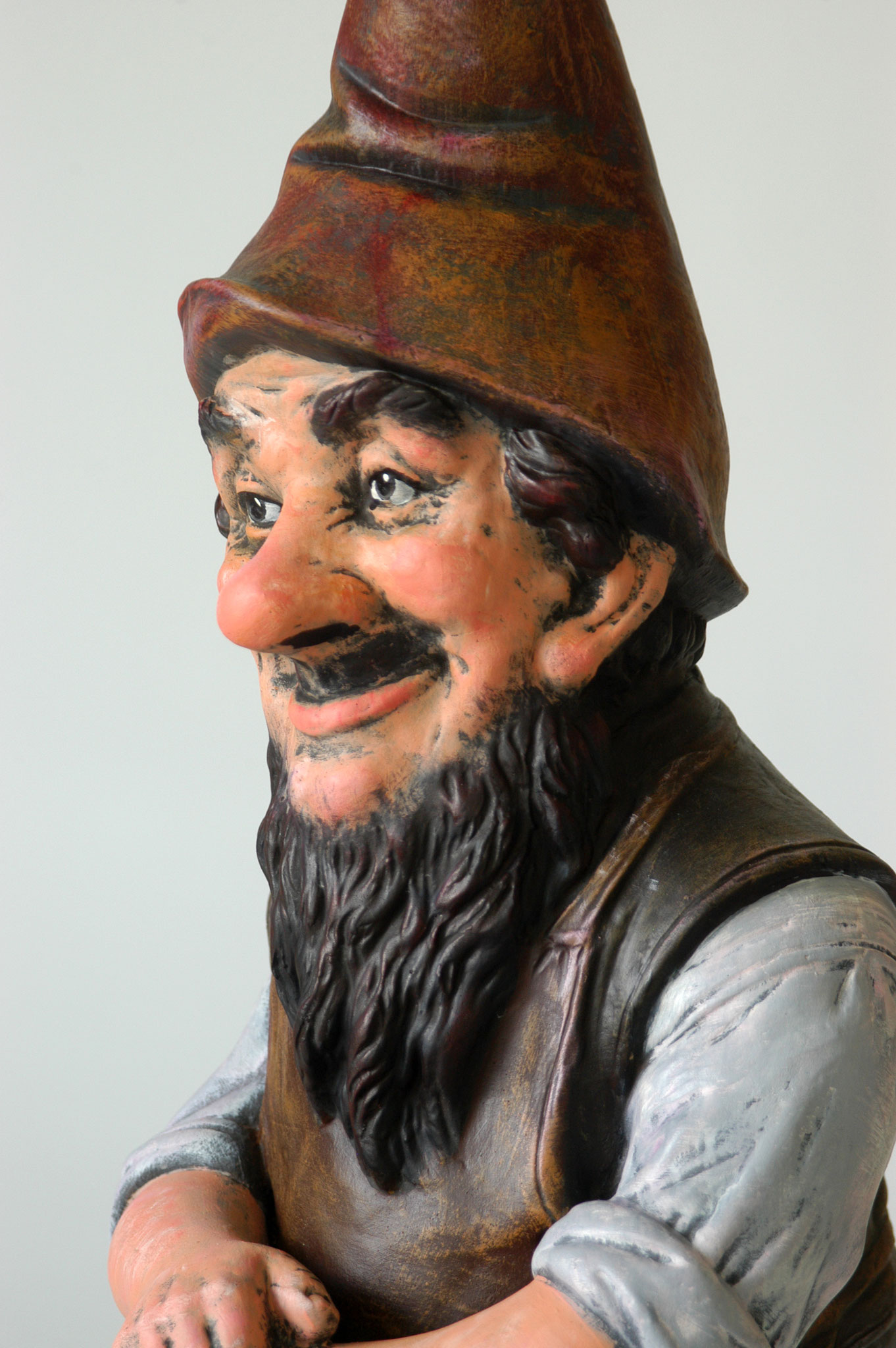 Finest Historic German garden gnomes, Gartenzwerg Antique garden