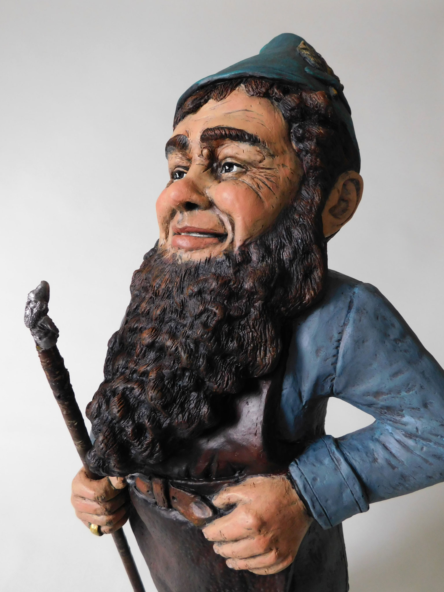 Finest Historic German garden gnomes, Gartenzwerg Antique garden