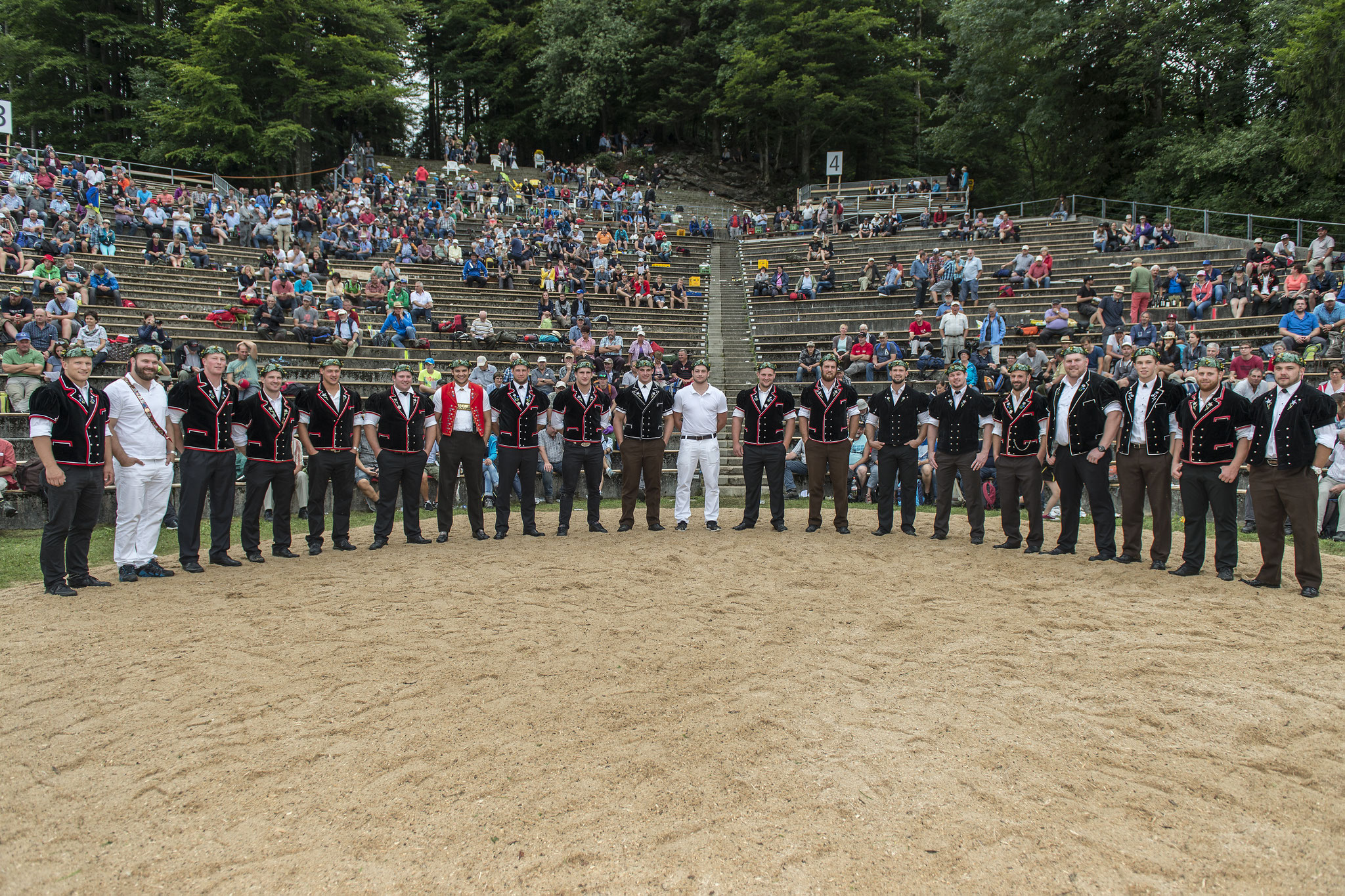 Brünig 2017 - alle Kranzgewinner (Foto: Rolf Eicher)