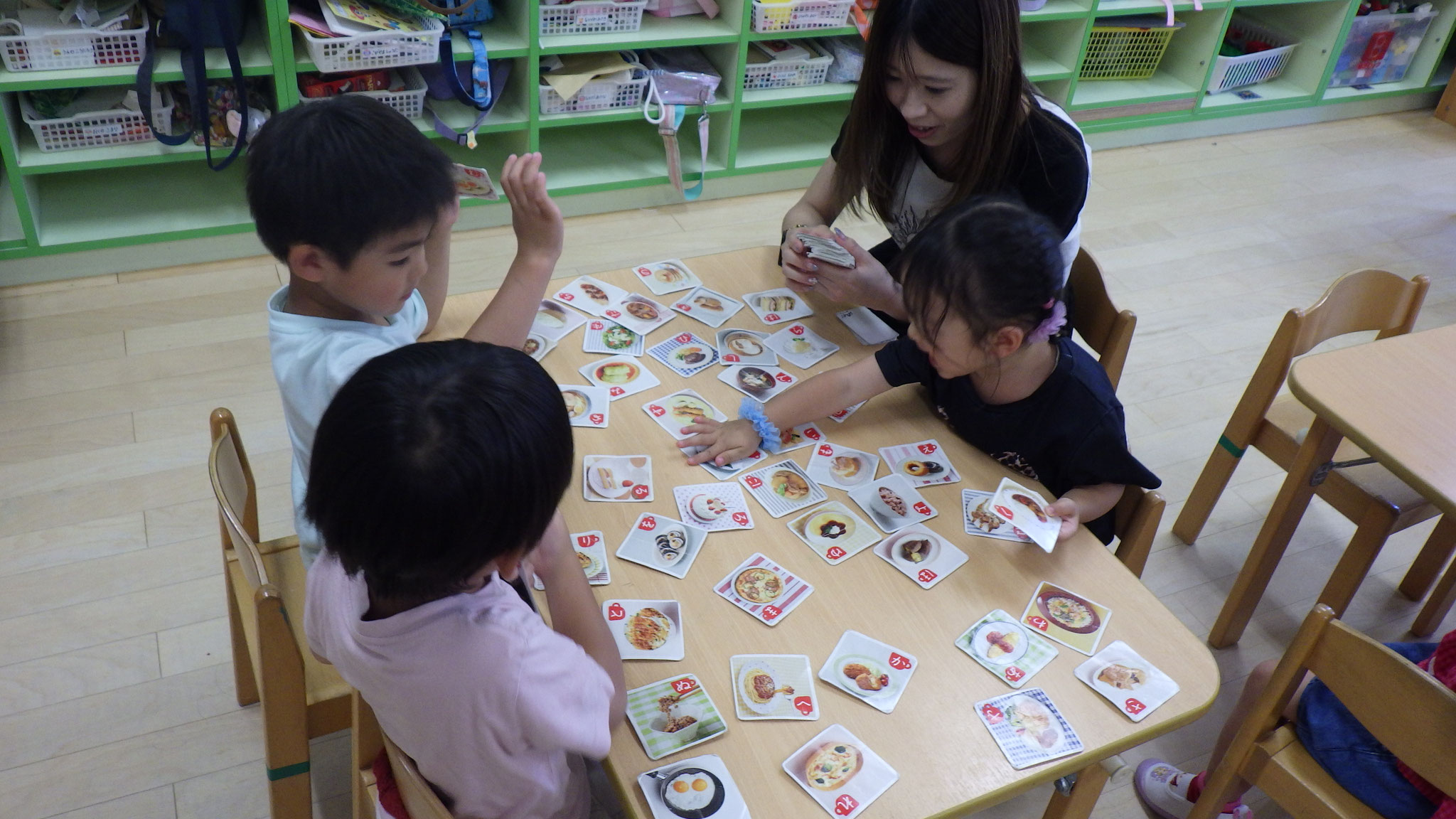 7月9日　好きな遊びをママやパパとできて嬉しそうな子ども達です！