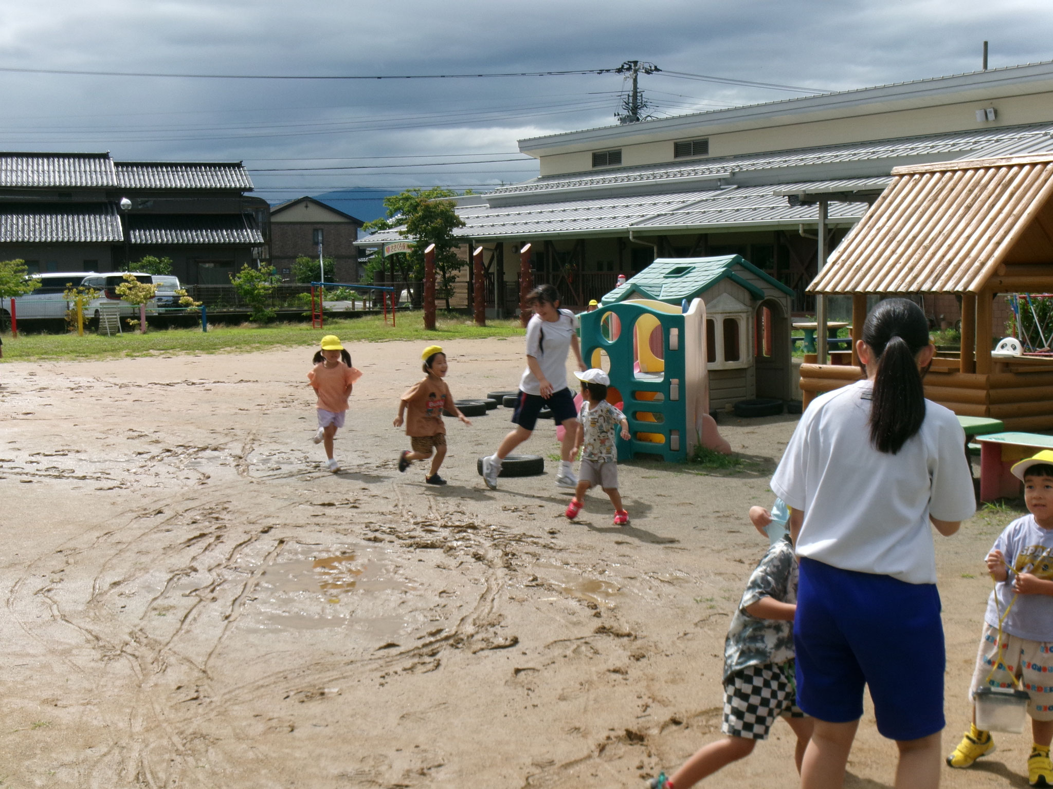 7月6日　今日から14歳の挑戦でお兄ちゃんお姉ちゃんが来てくれています😊