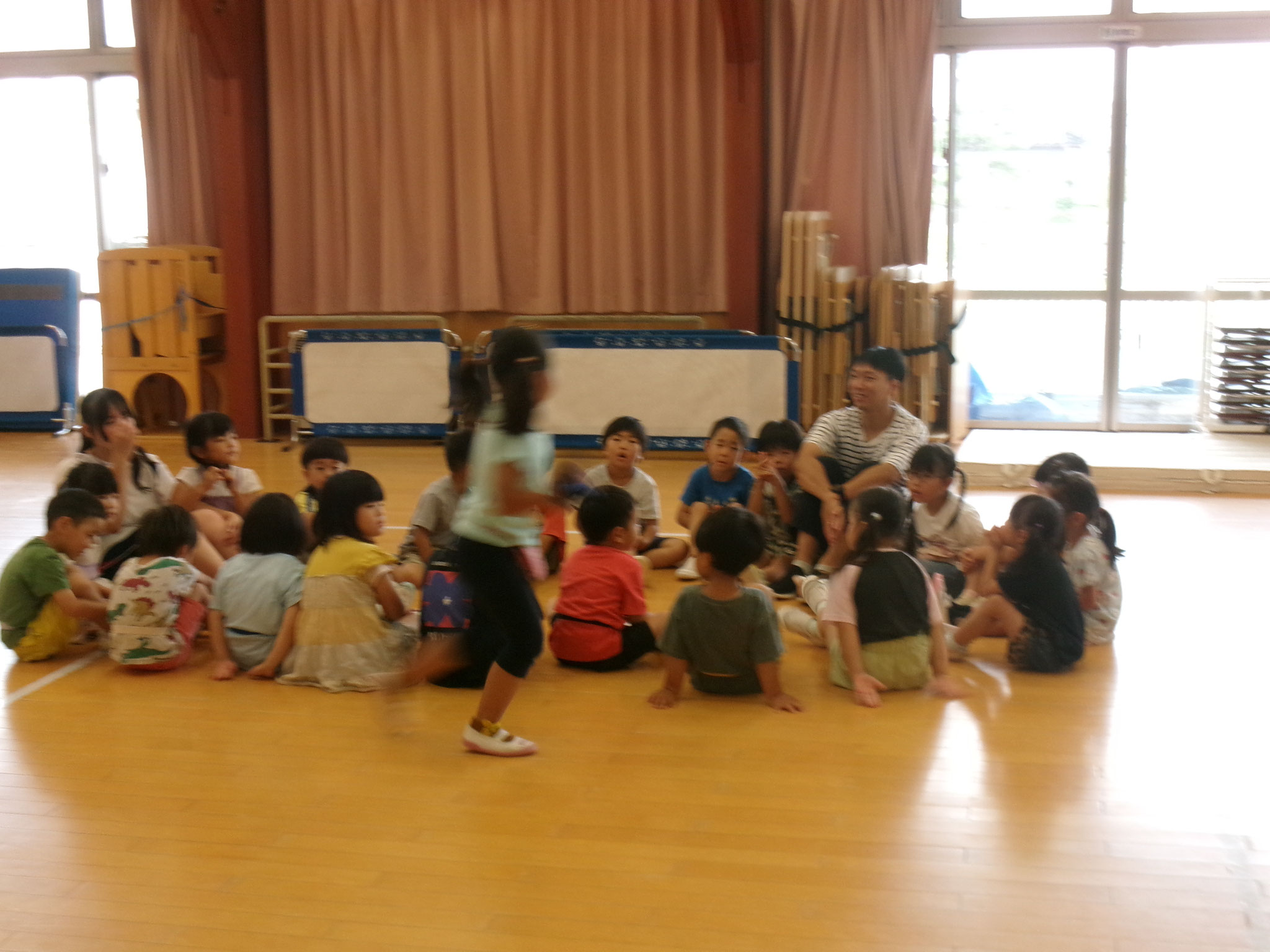 7月8日　ハンカチ落としをしました♪