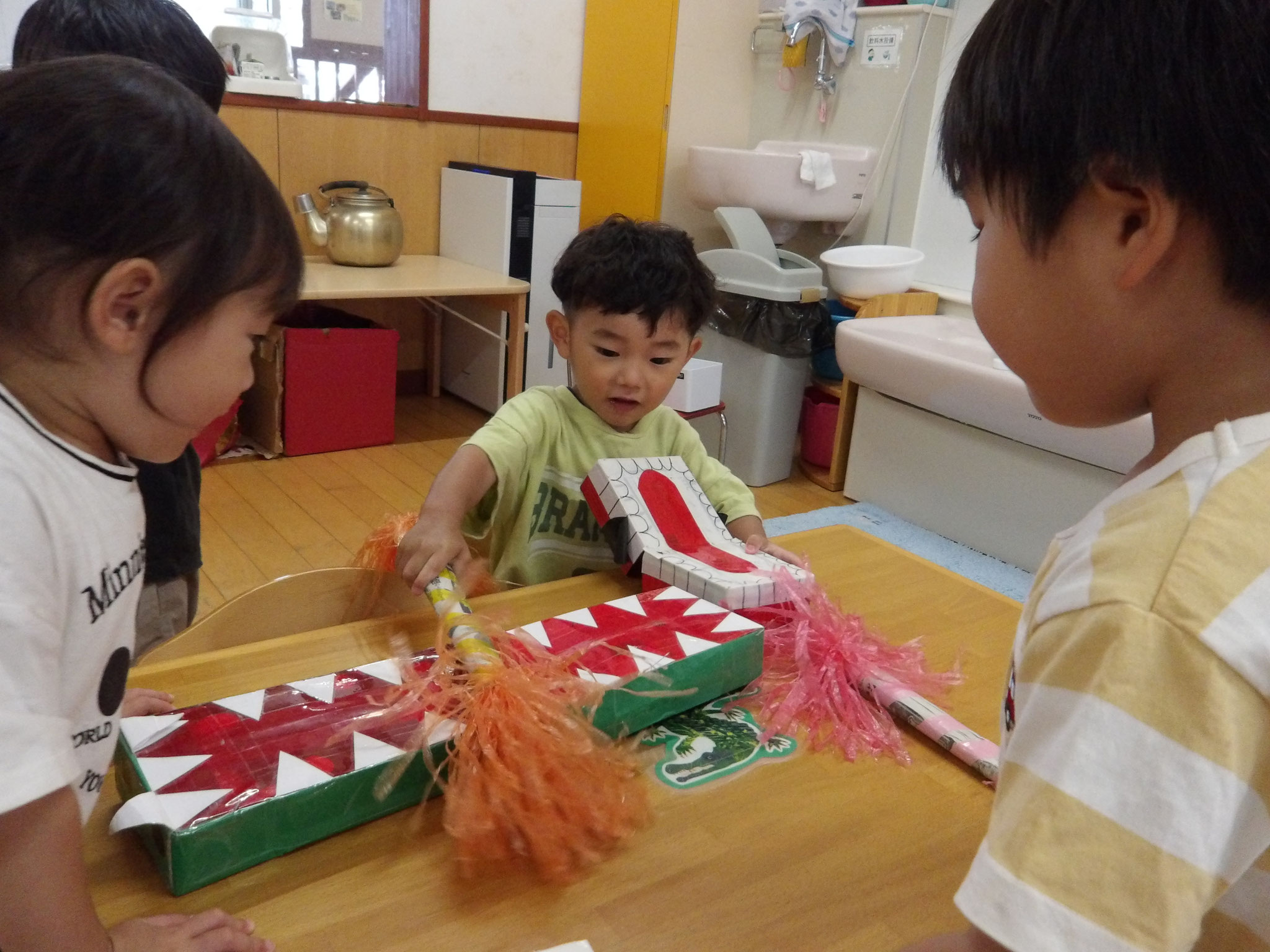 6月19日　ワニさん歯を磨きましょう。