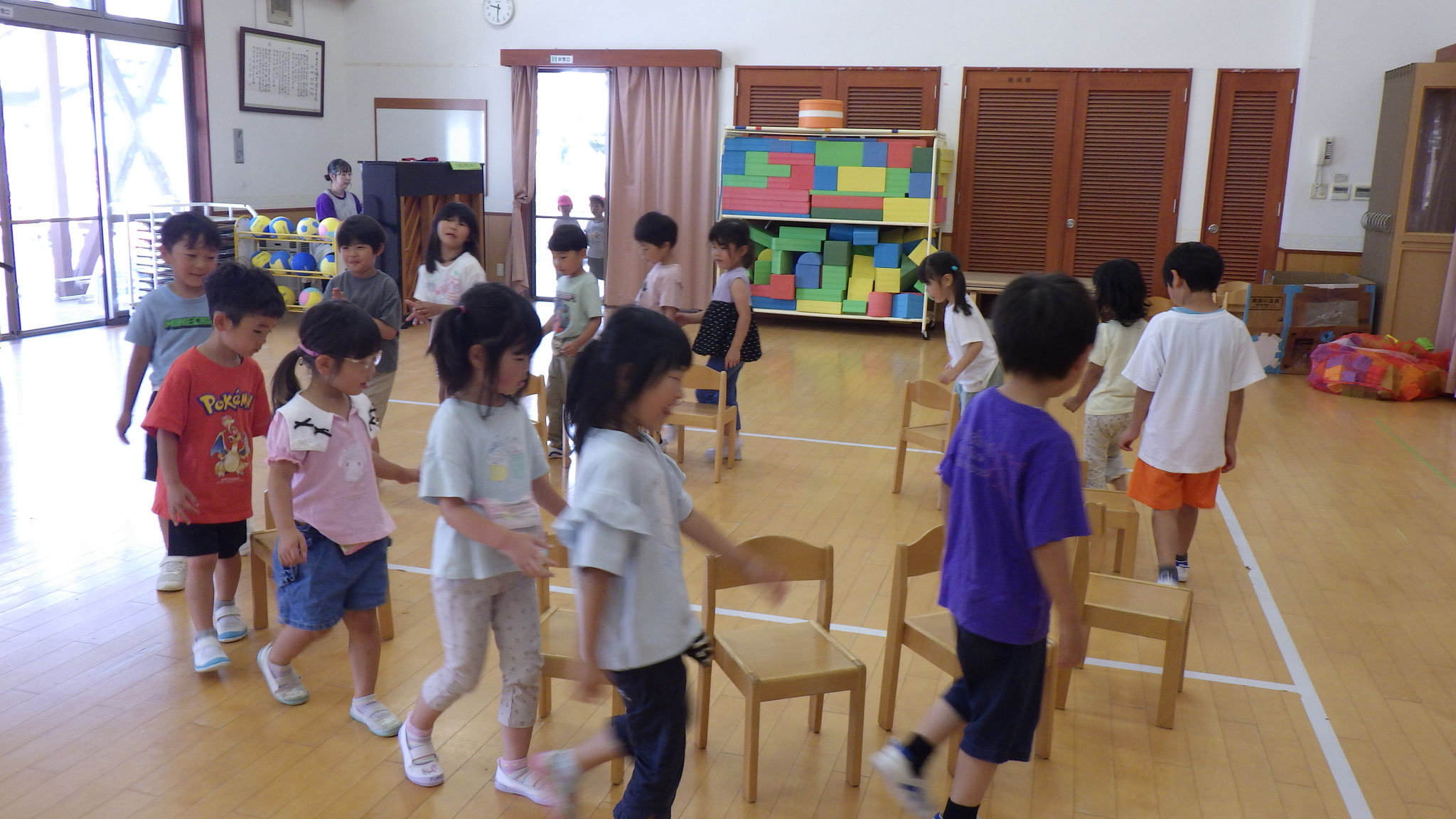 6月16日　みんなで椅子取りゲームをしました！