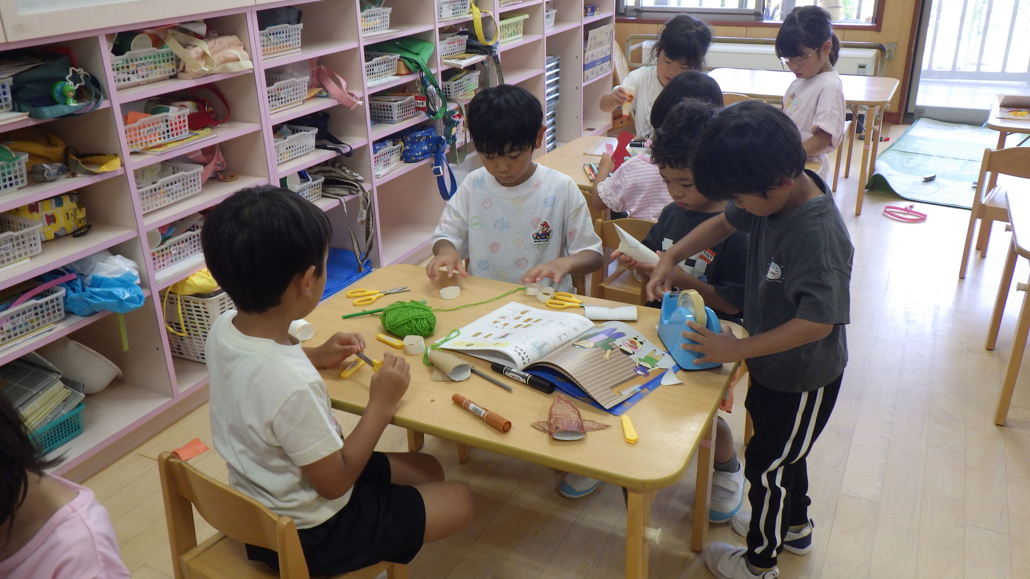 6月19日　釣掘りの準備中です。