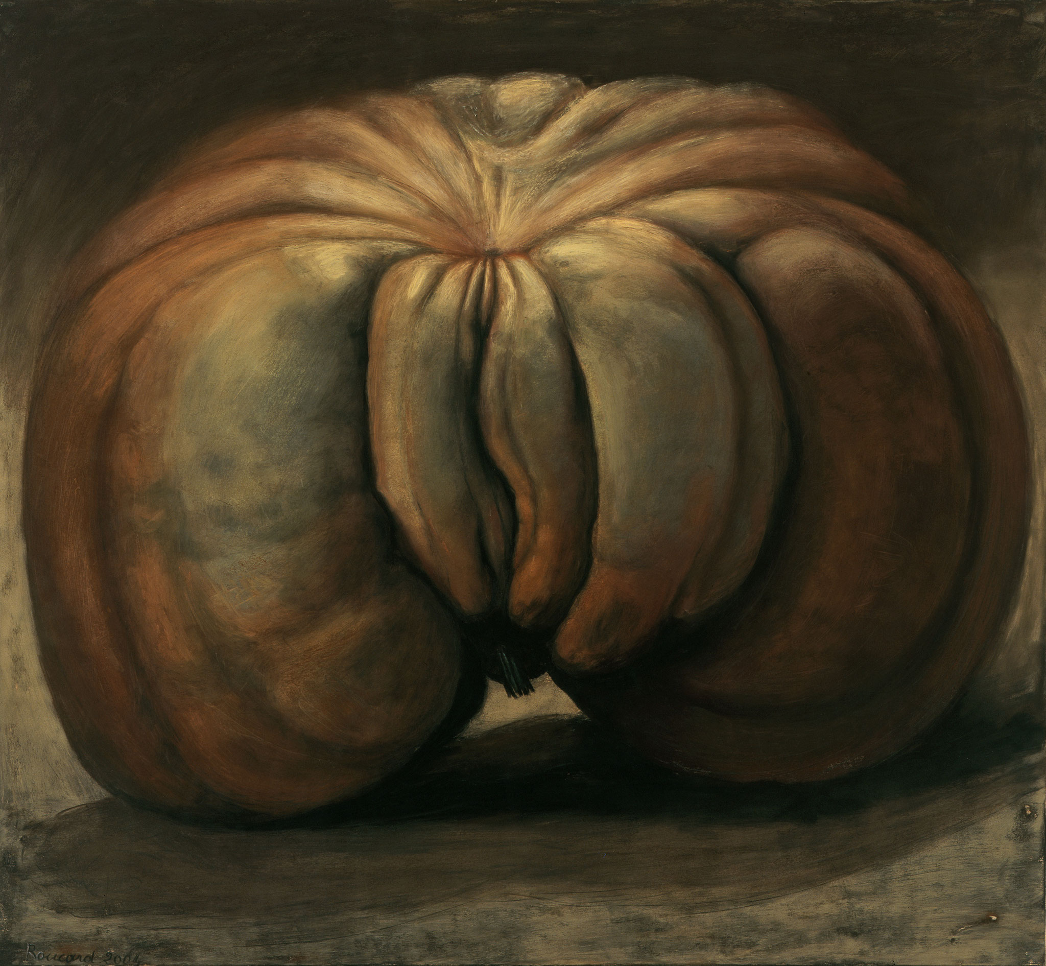 2003. 120 x 130 cm. Pastel sur toile marouflé sur toile.