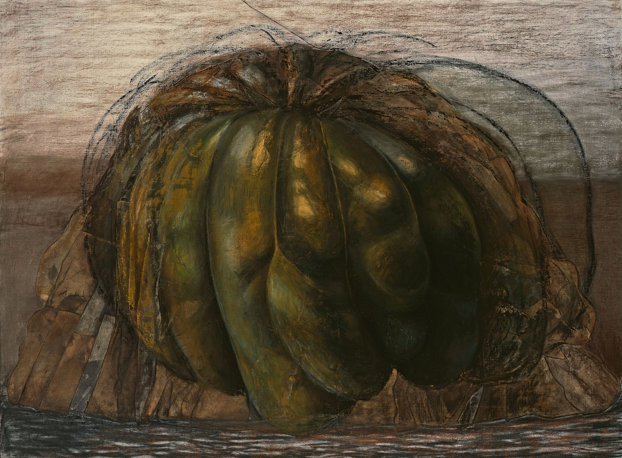 1997. 145 x 195 cm. Pastel sur lès de toile marouflés sur toile.