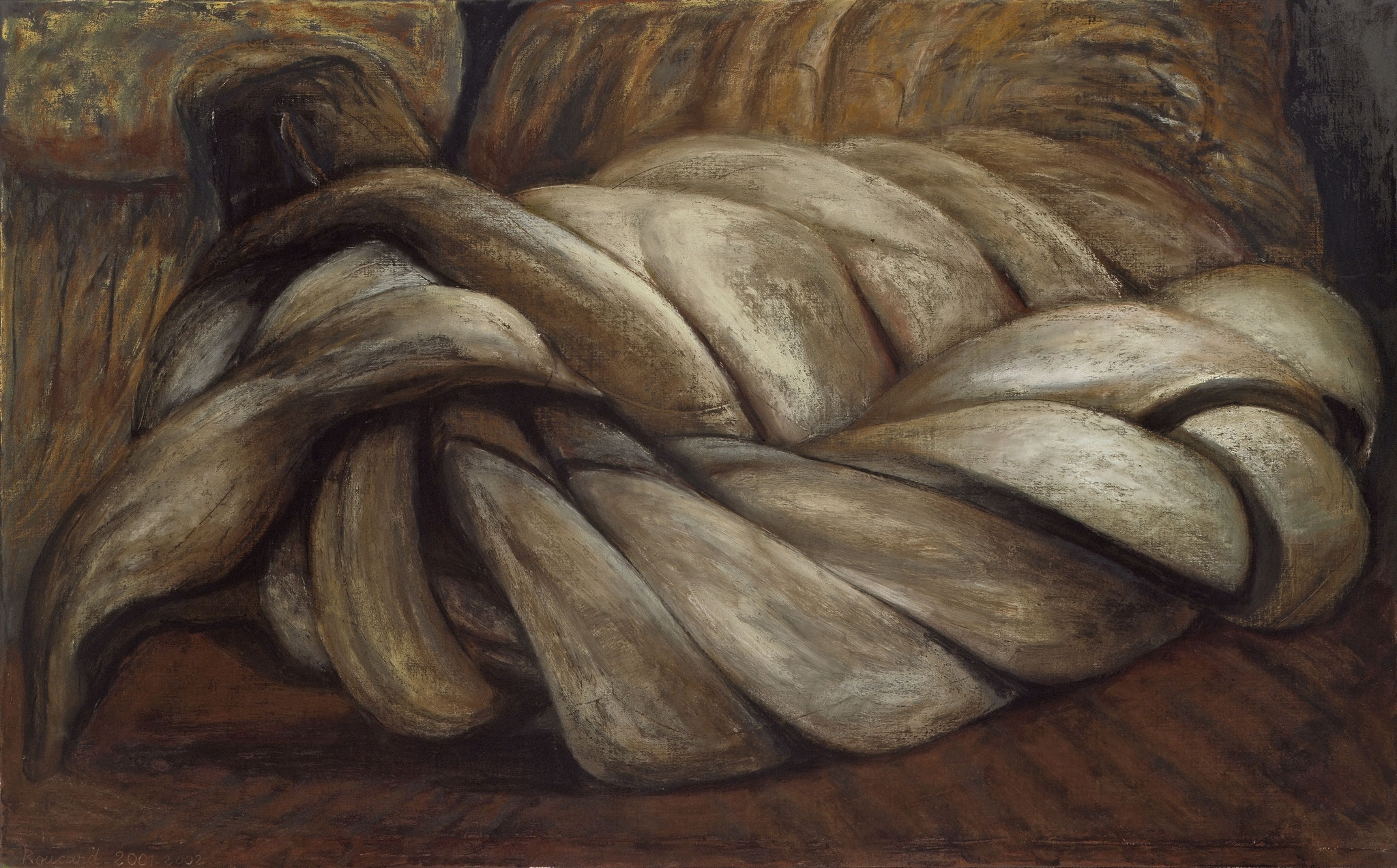 2001 - 2002. Licol 120 x 174 cm. Pastel sur lès de toile marouflés sur toile.