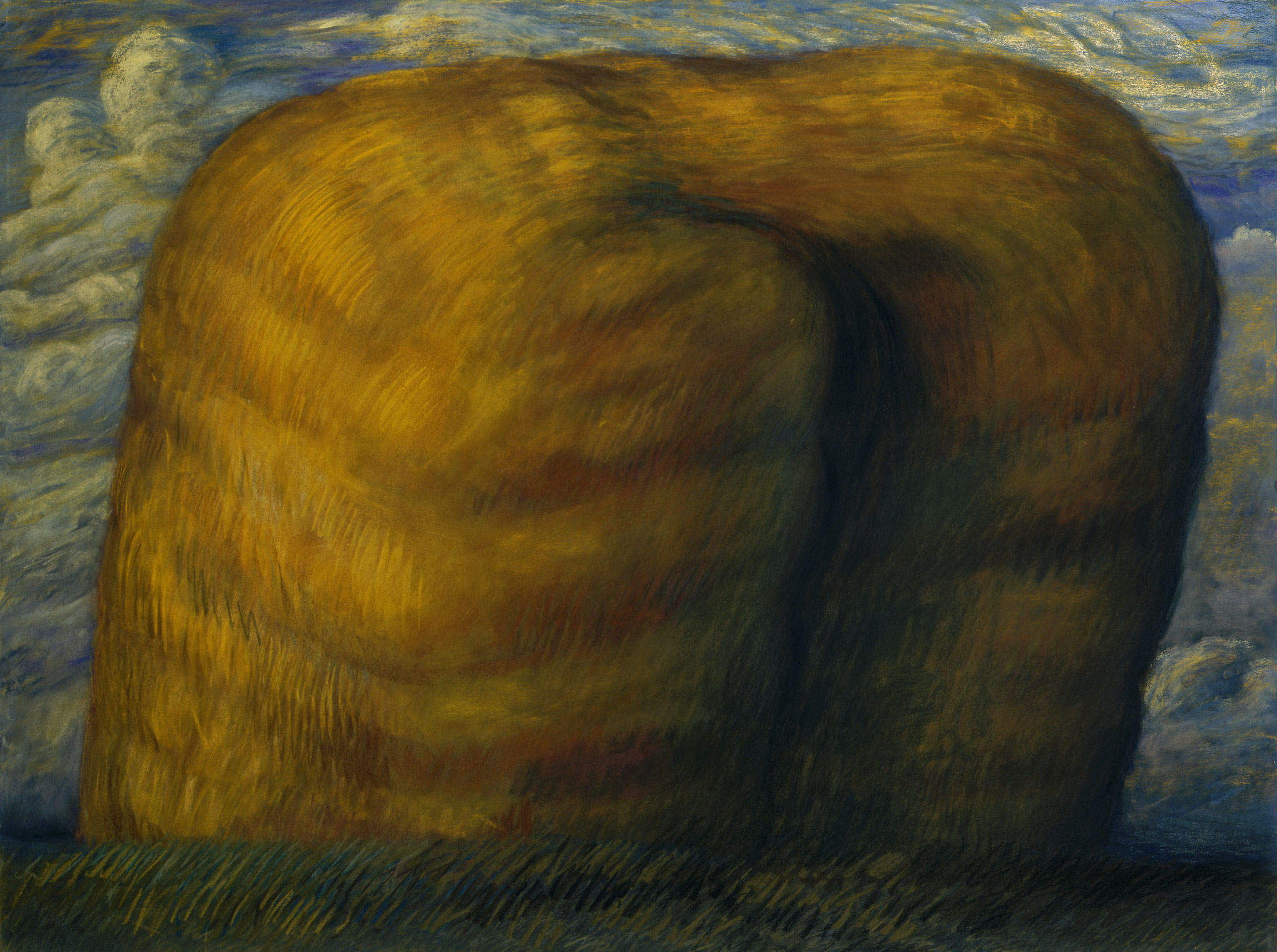 1996. 120 x 160 cm. Pastel sur papier préparé marouflé sur toile.