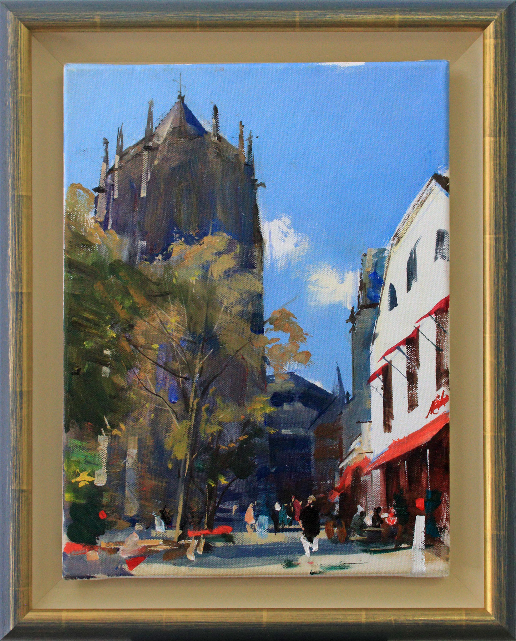 "Aachen - Dom", 30 cm x 40 cm