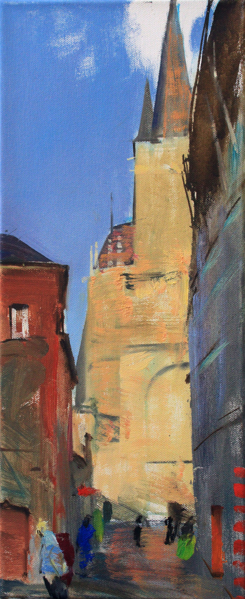 "Aachen - Dom", 20 cm x 50 cm