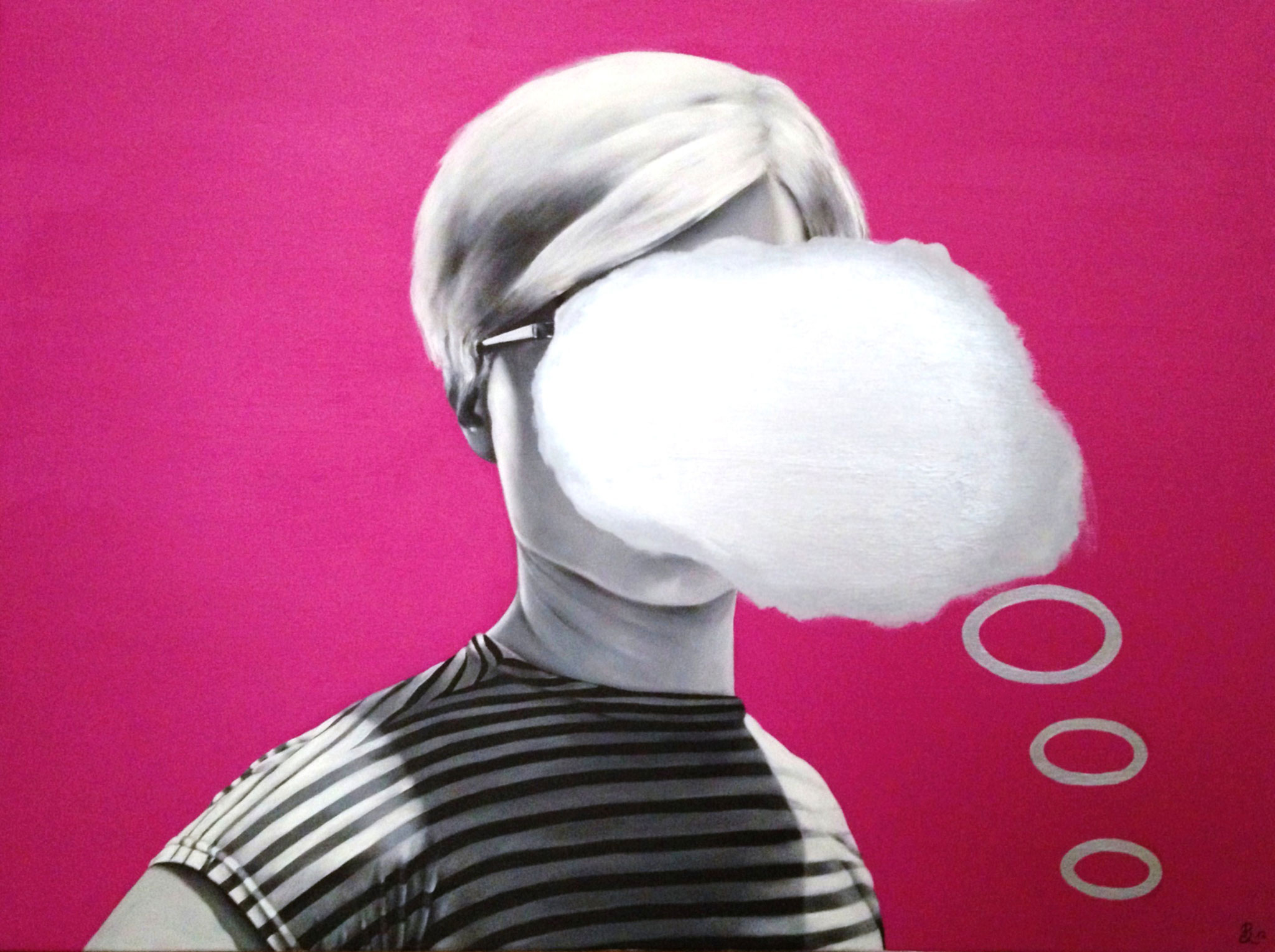 ANDY CLOUD, acrylic on canvas, 90 x 120, 2012