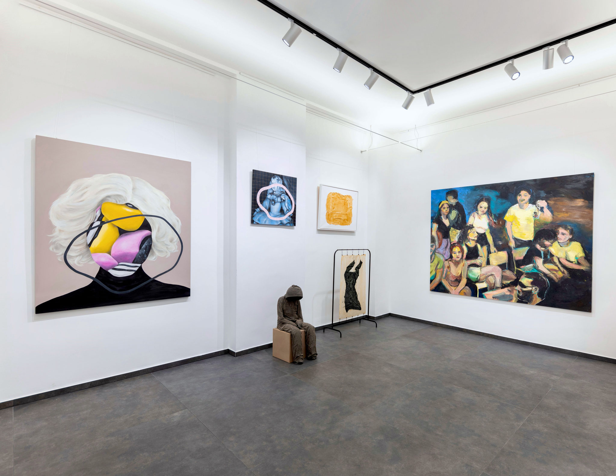 Installation view / Group show "WILD THING - YOU MAKE MY HEART SING" / NOMZ Gallery, Vienna / 2023