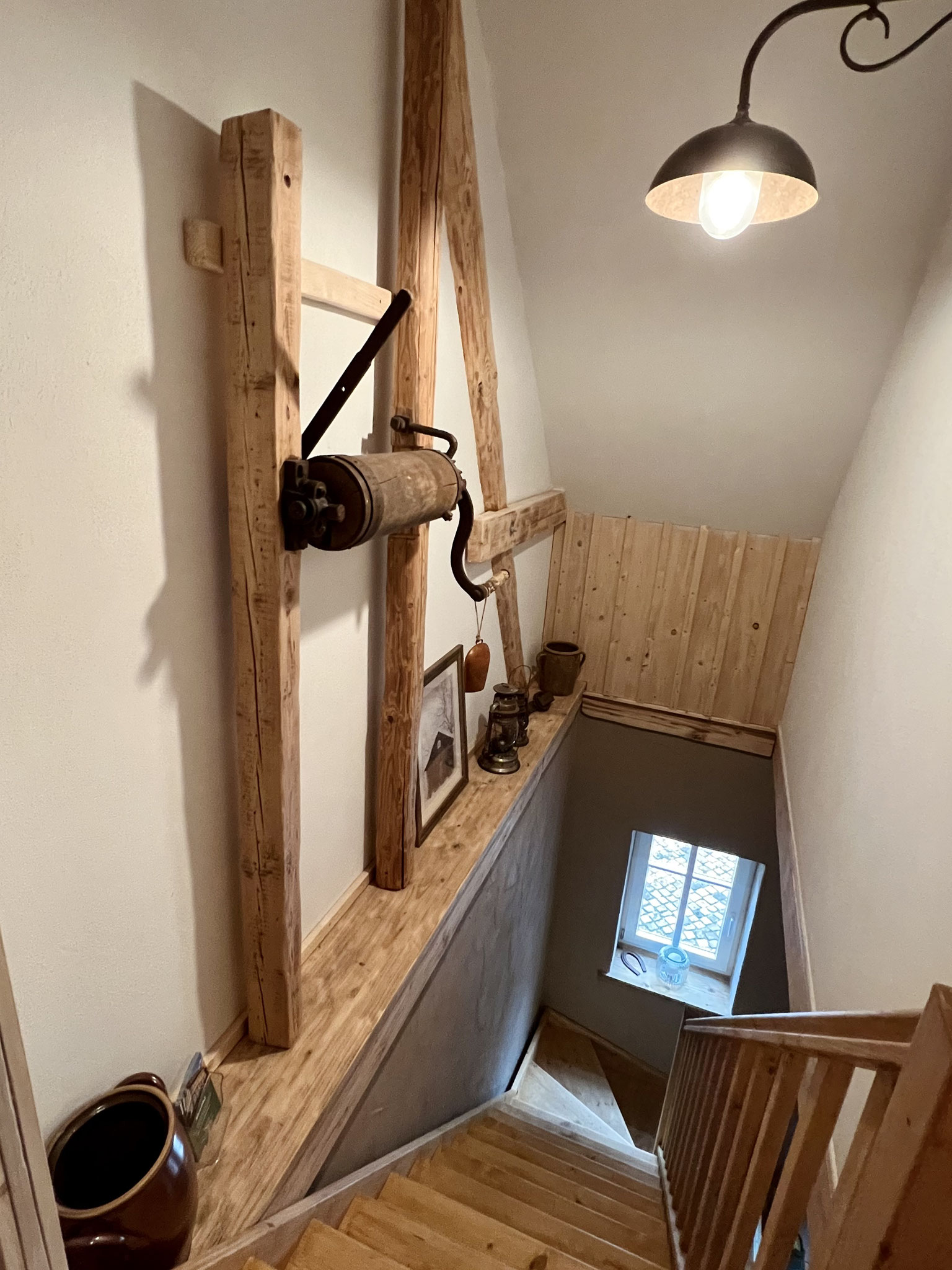  Stiegentreppe zur Ferienwohnung