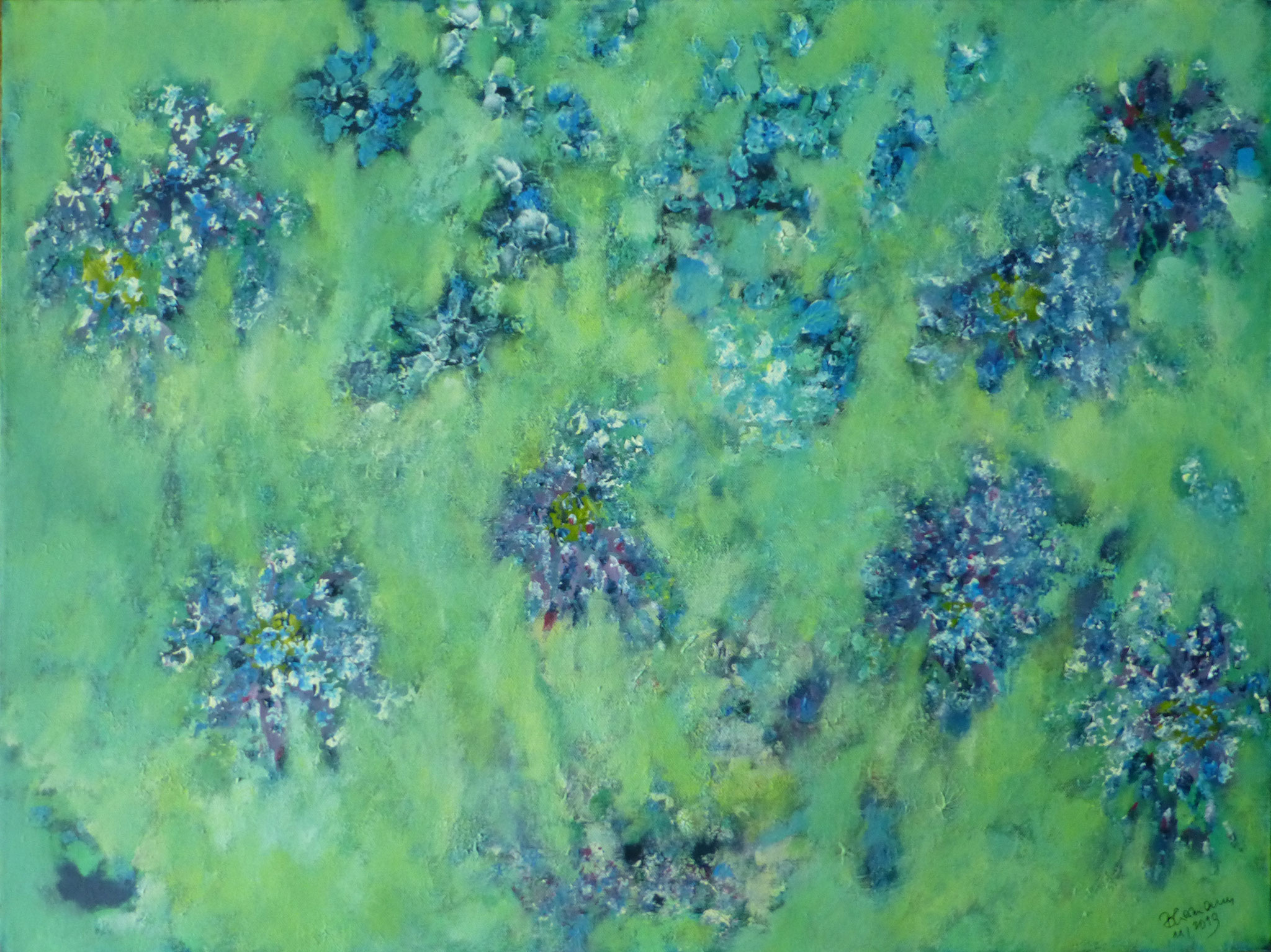WVZ 549 o.T. 2019 Acryl 50x70