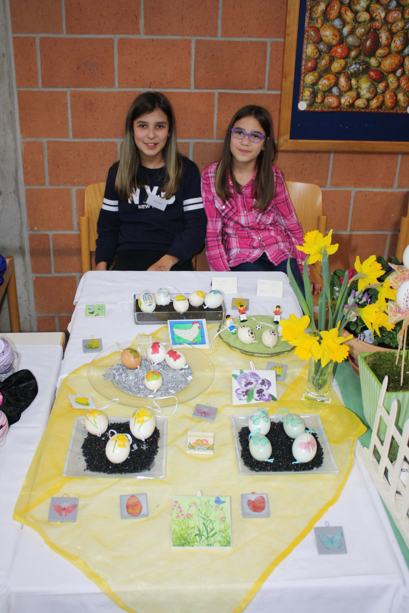 Unsere jüngsten Aussteller Melissa und Reyna