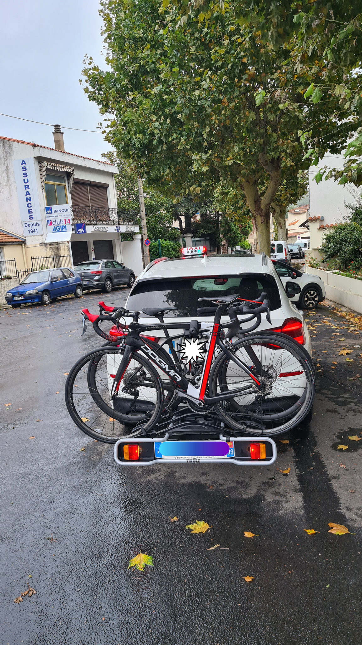 Porte 3 vélos THULE adaptable uniquement sur BMW X3