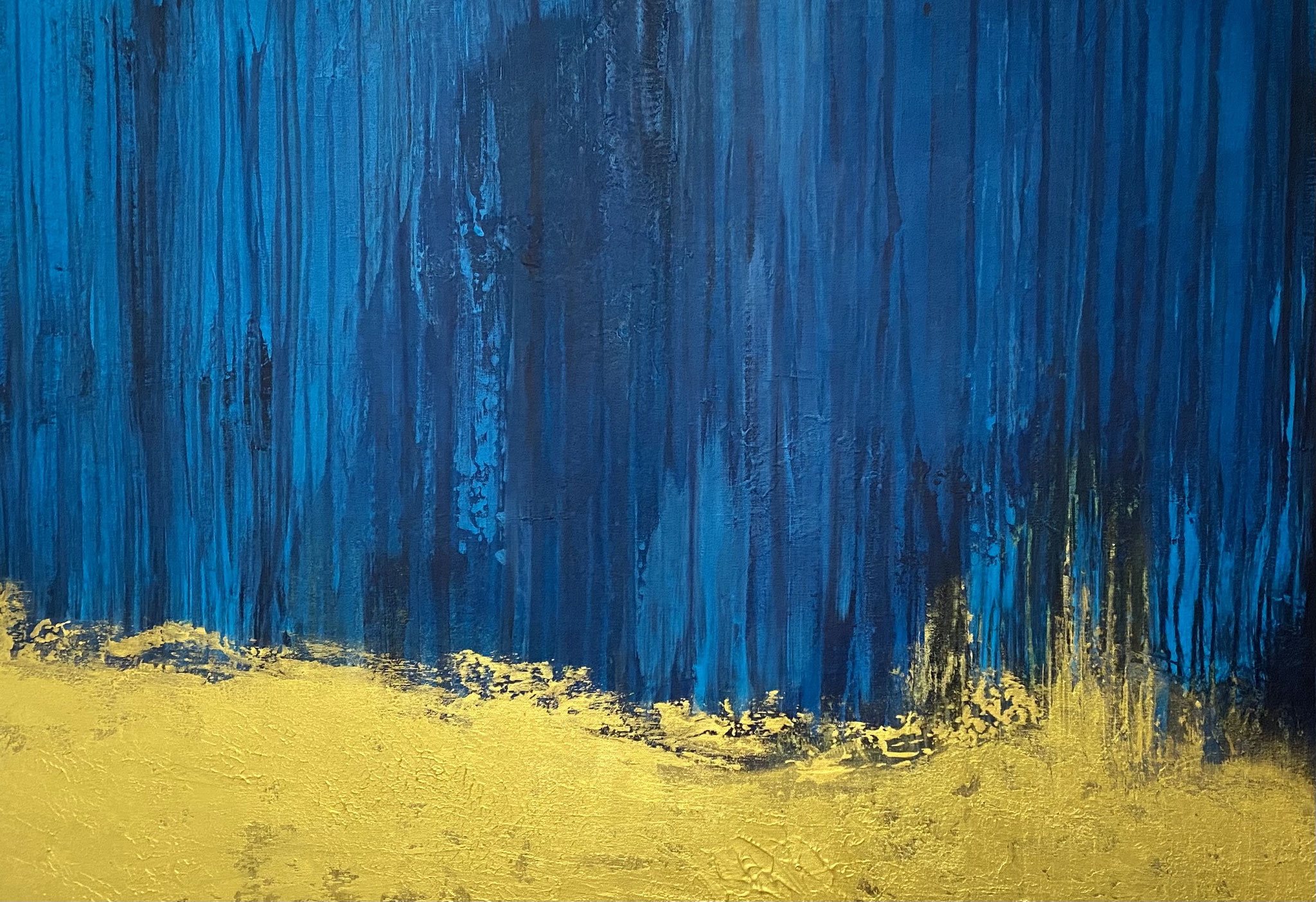 "Eruption des Lichtes II" 70 x 100 x 4cm (2025)