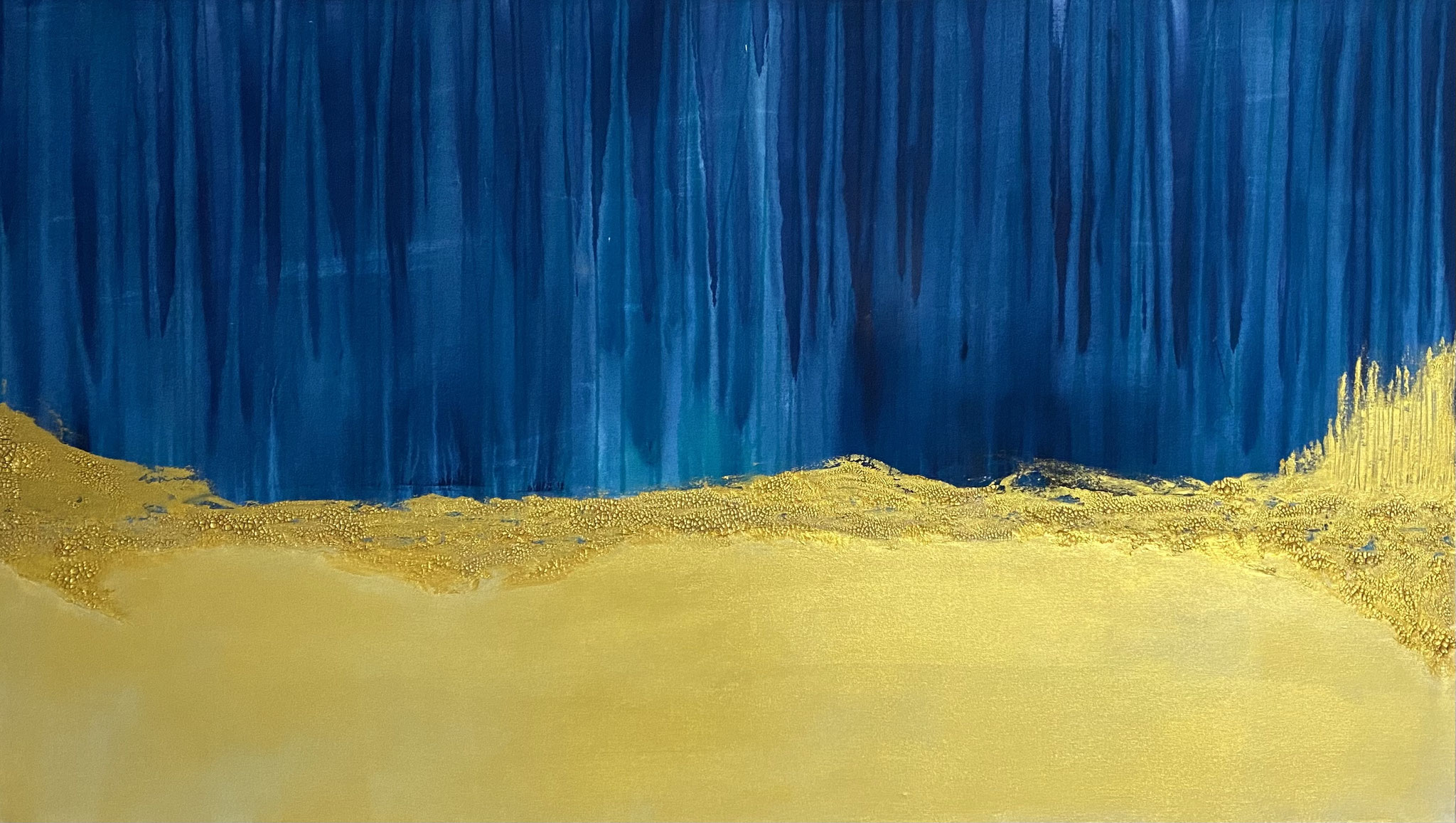 "Ozean und Erde" 80 x 140 cm (2025)