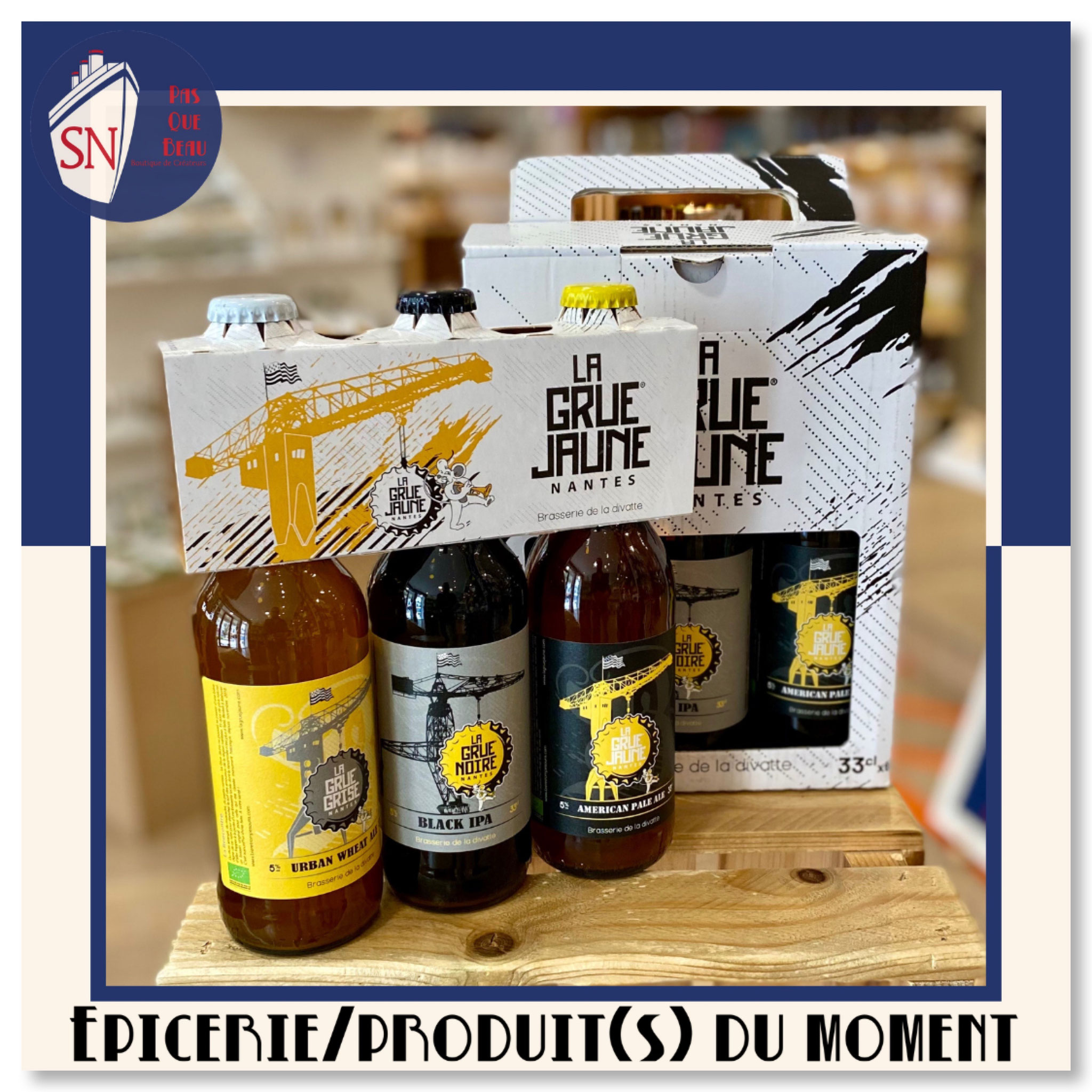 Bières - CÉDRIC BLONDEEL/LA GRUE JAUNE