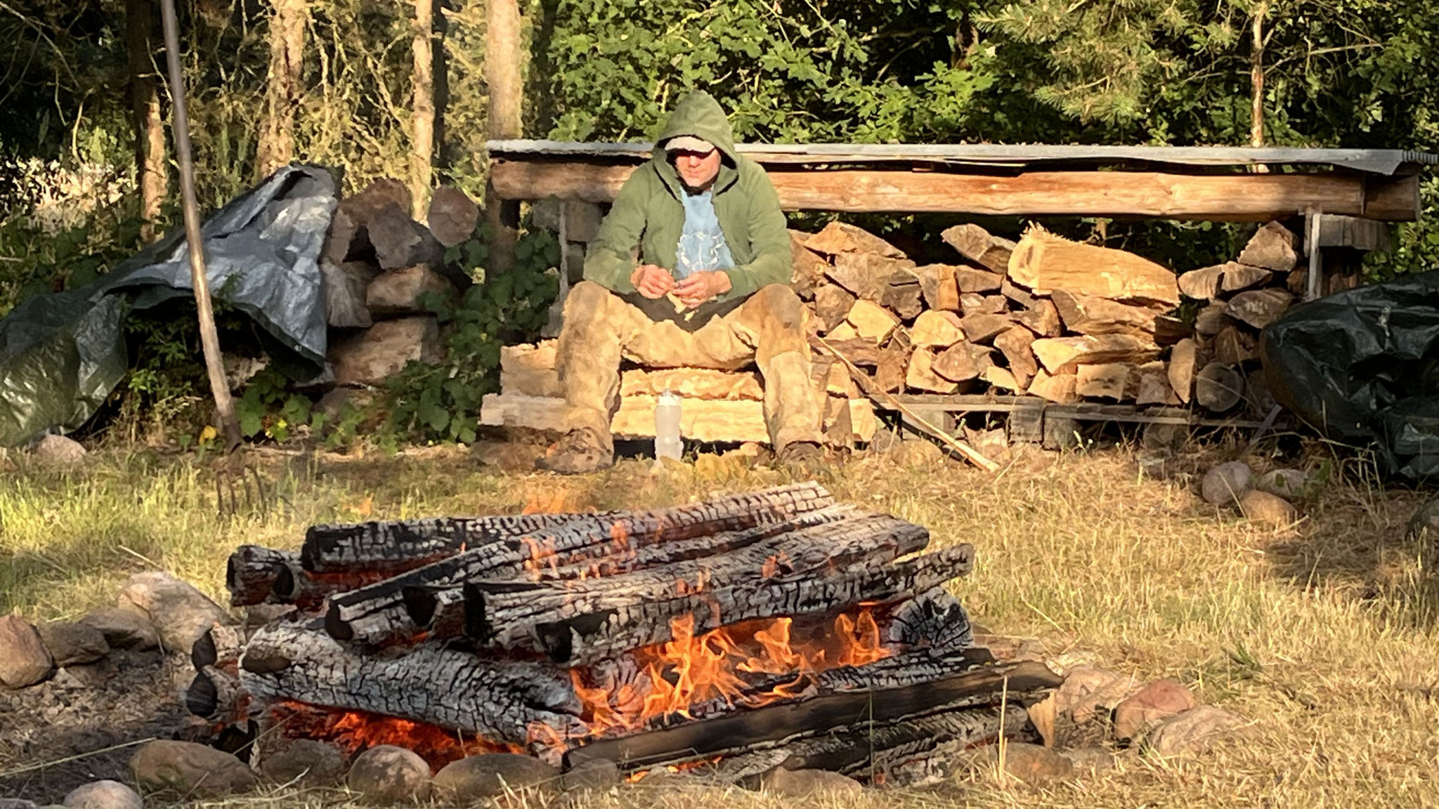 Feuerhüter, morgens um halb 6