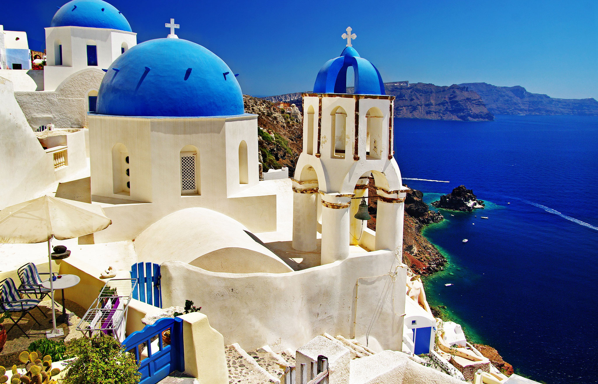 Santorini, Cyclades, Grecia.