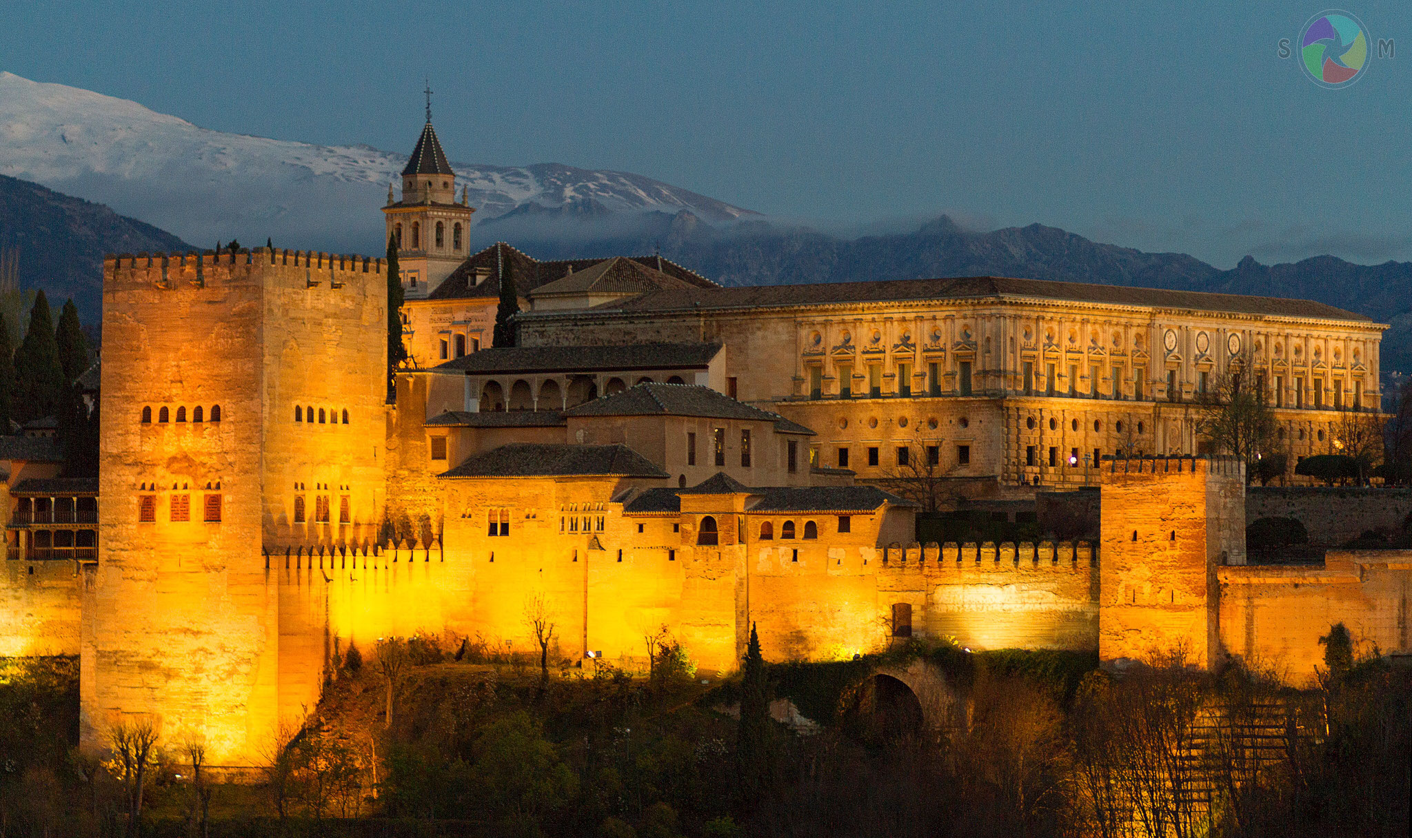 La Alhambra, Granada, España.