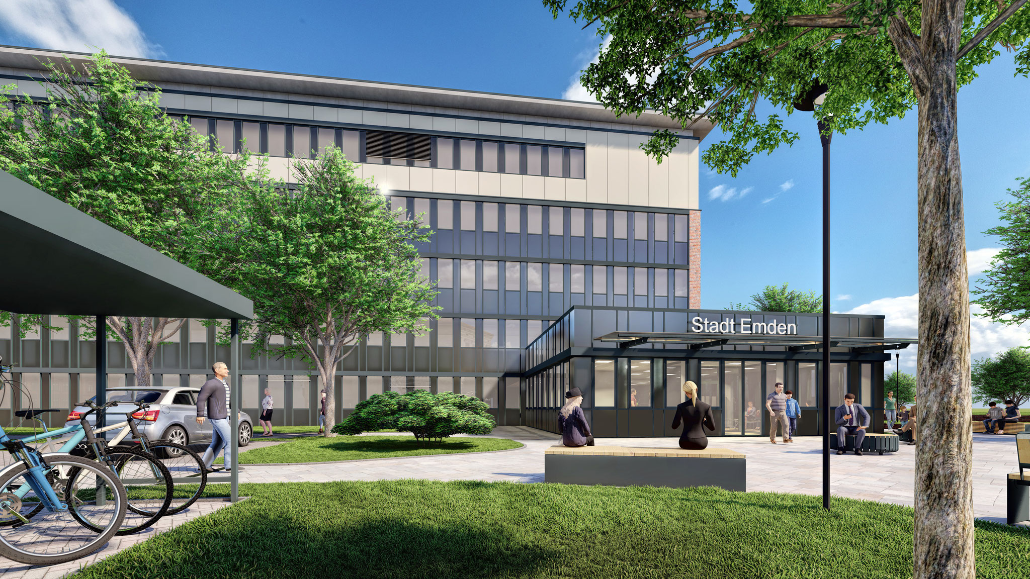 Neubau/Erweiterung - Verwaltungsgebäude - Emden