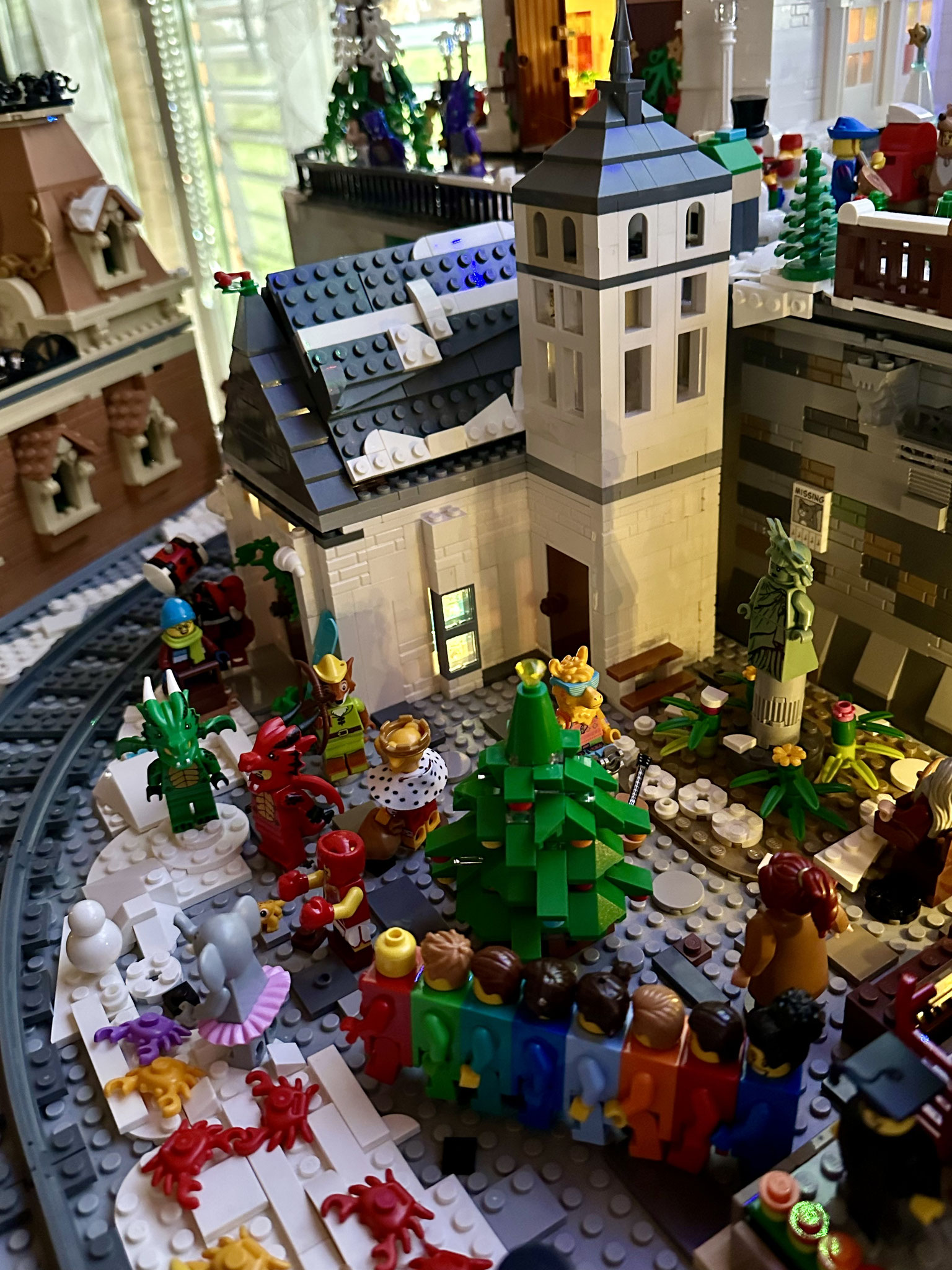 Weihnachtslandschaft von Yvonne und Leevi 2022