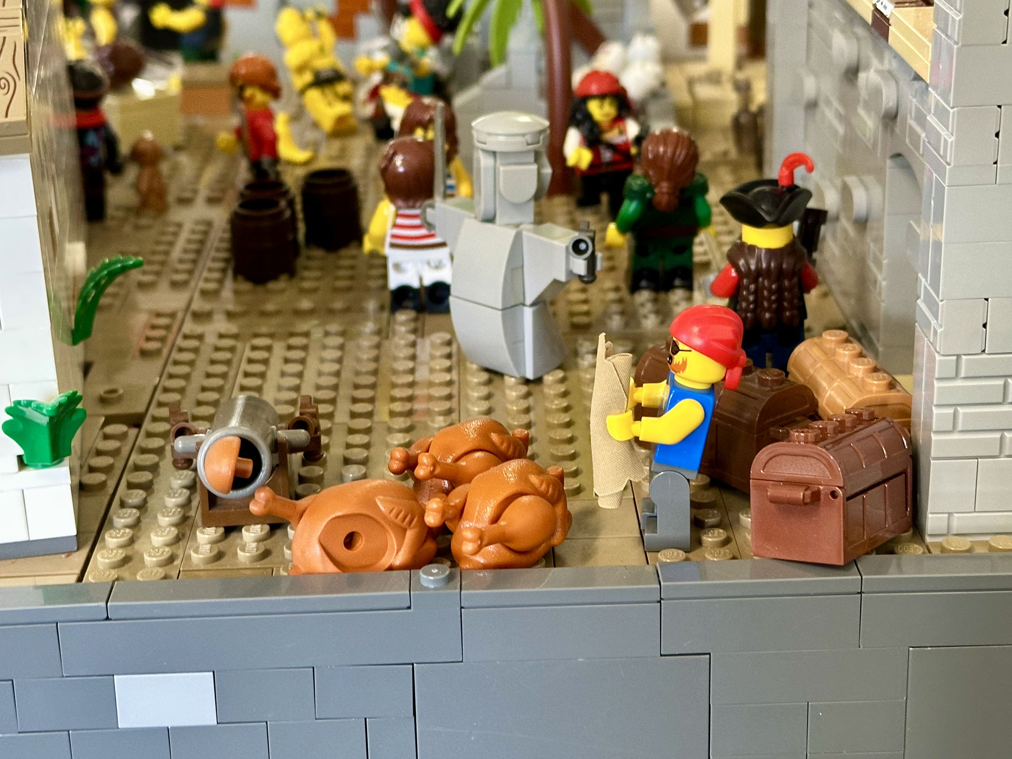 Ausstellungsmodell Brixpo 2025 Piratenstadt von Leevi