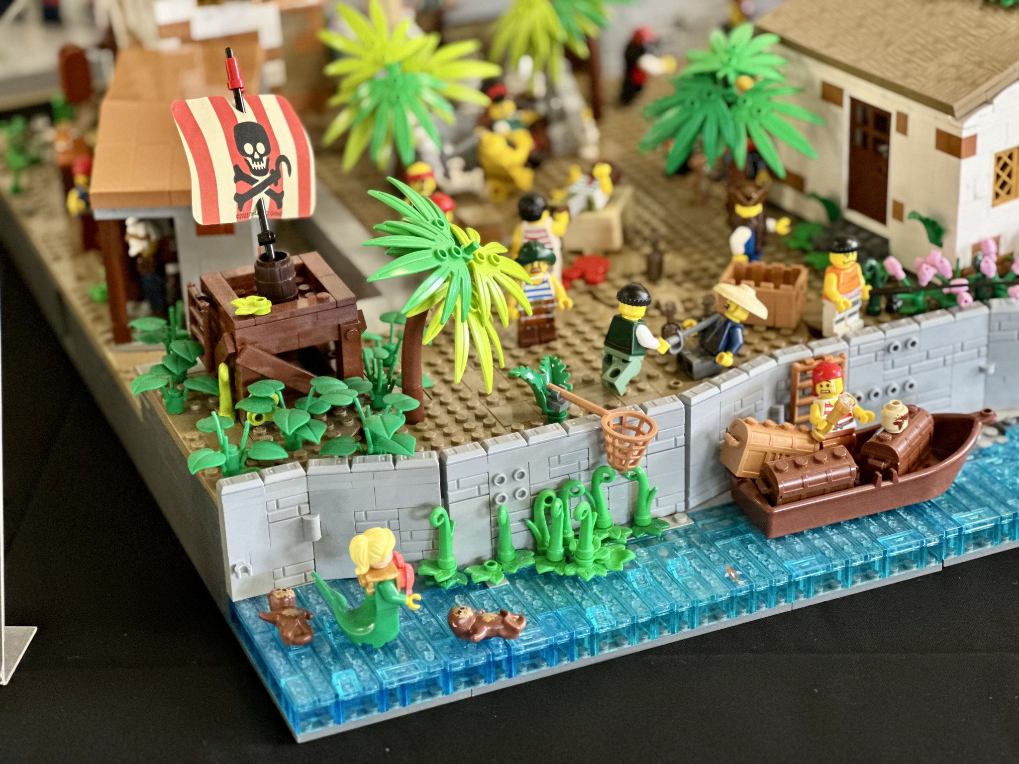Ausstellungsmodell Brixpo 2025 Piratenstadt von Leevi