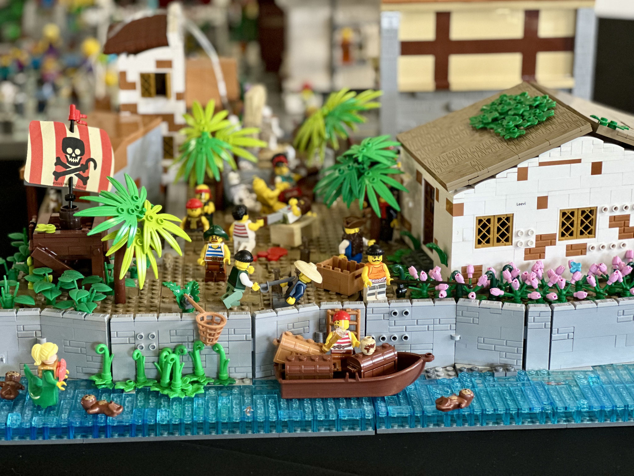 Ausstellungsmodell Brixpo 2025 Piratenstadt von Leevi