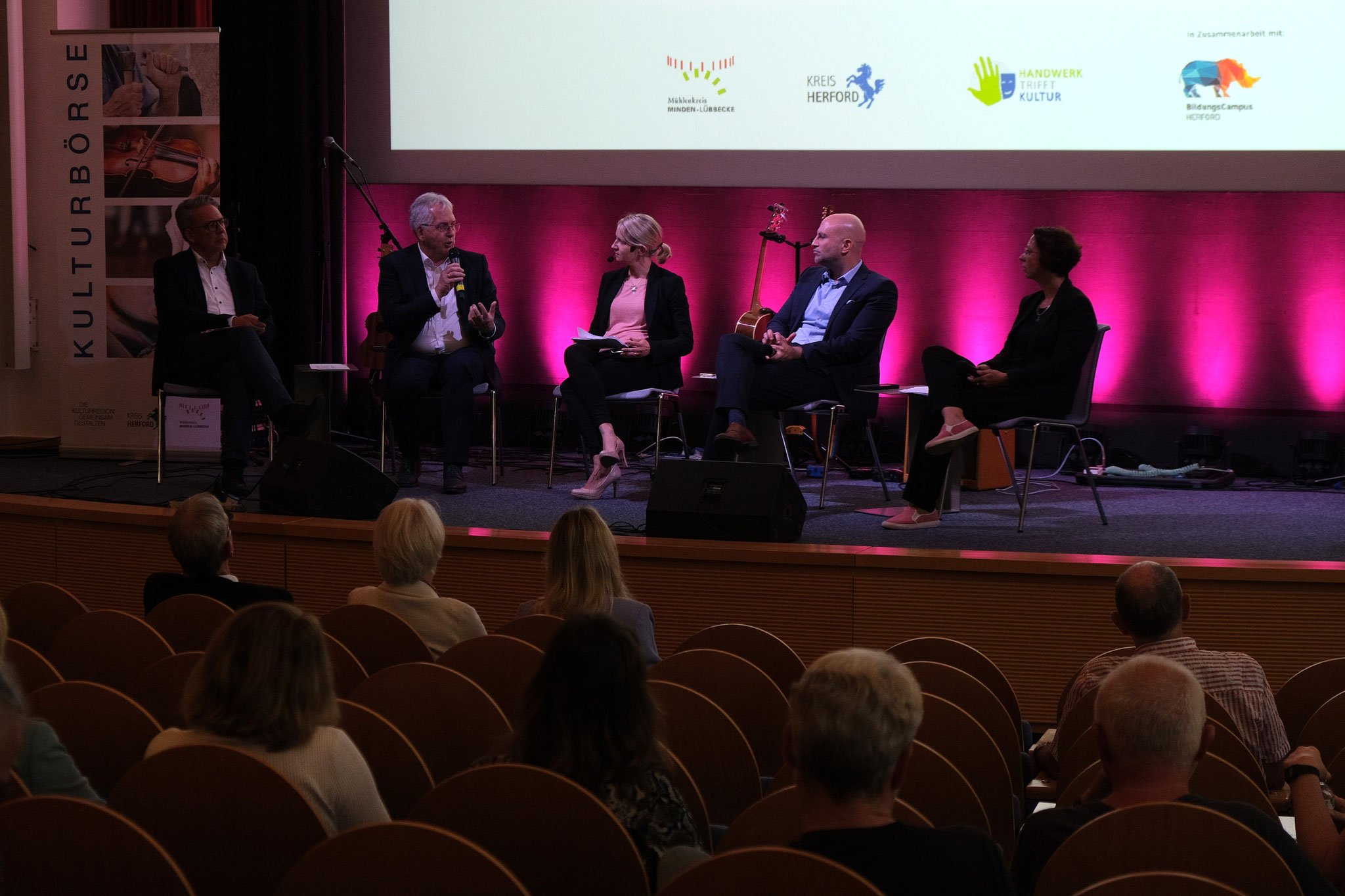 Moderation Kulturbörse, Herford 2023 (c) N. Bengtsson