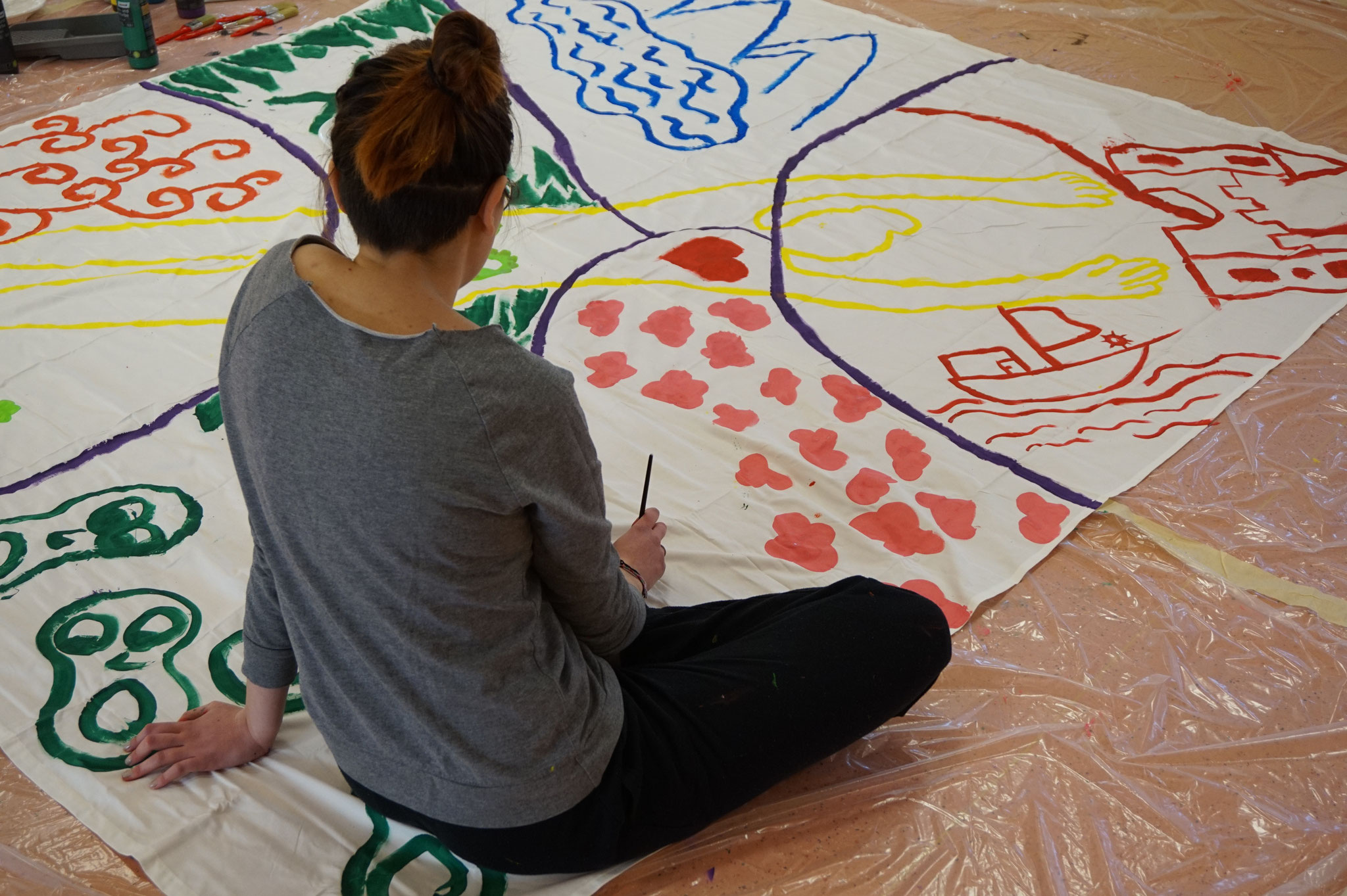 WIR SIND NACHBARINNEN,ein interkulturelles Theater-Kunstprojekt für Frauen