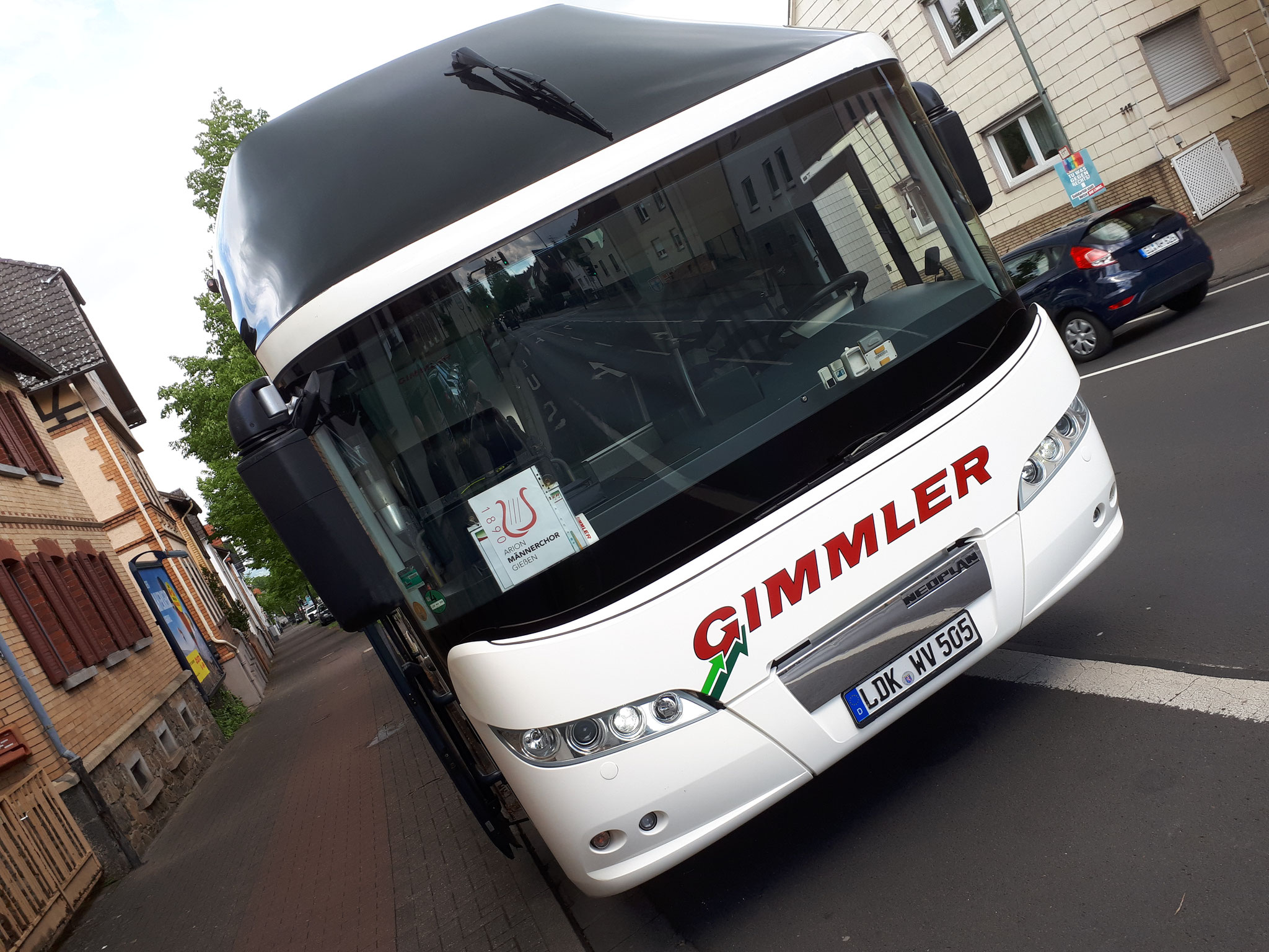 Vielen Dank an Frank von der Firma Gimmler, unseren Meister-Chauffeur!