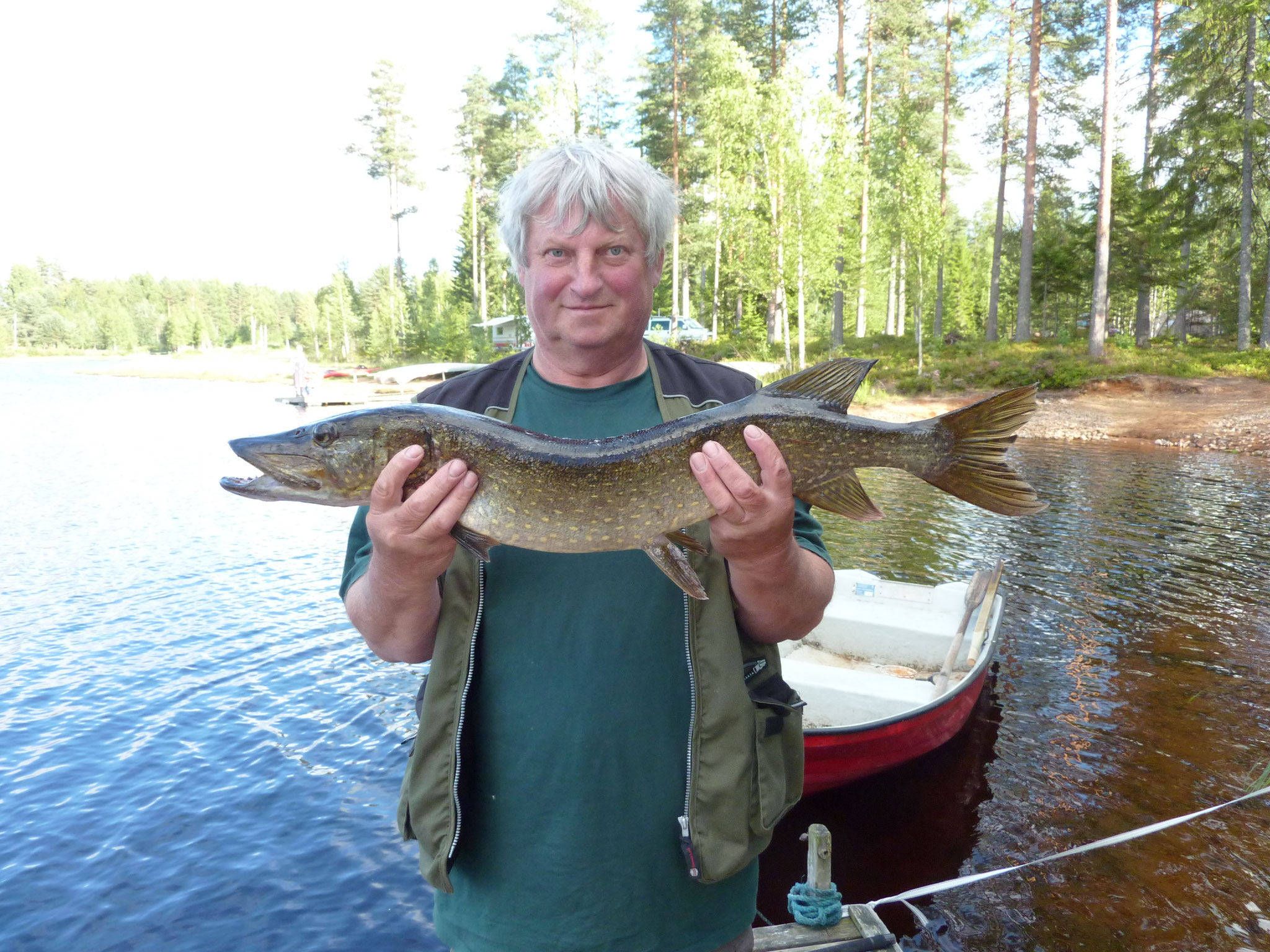 lucky fishing on Nya Skogsgården