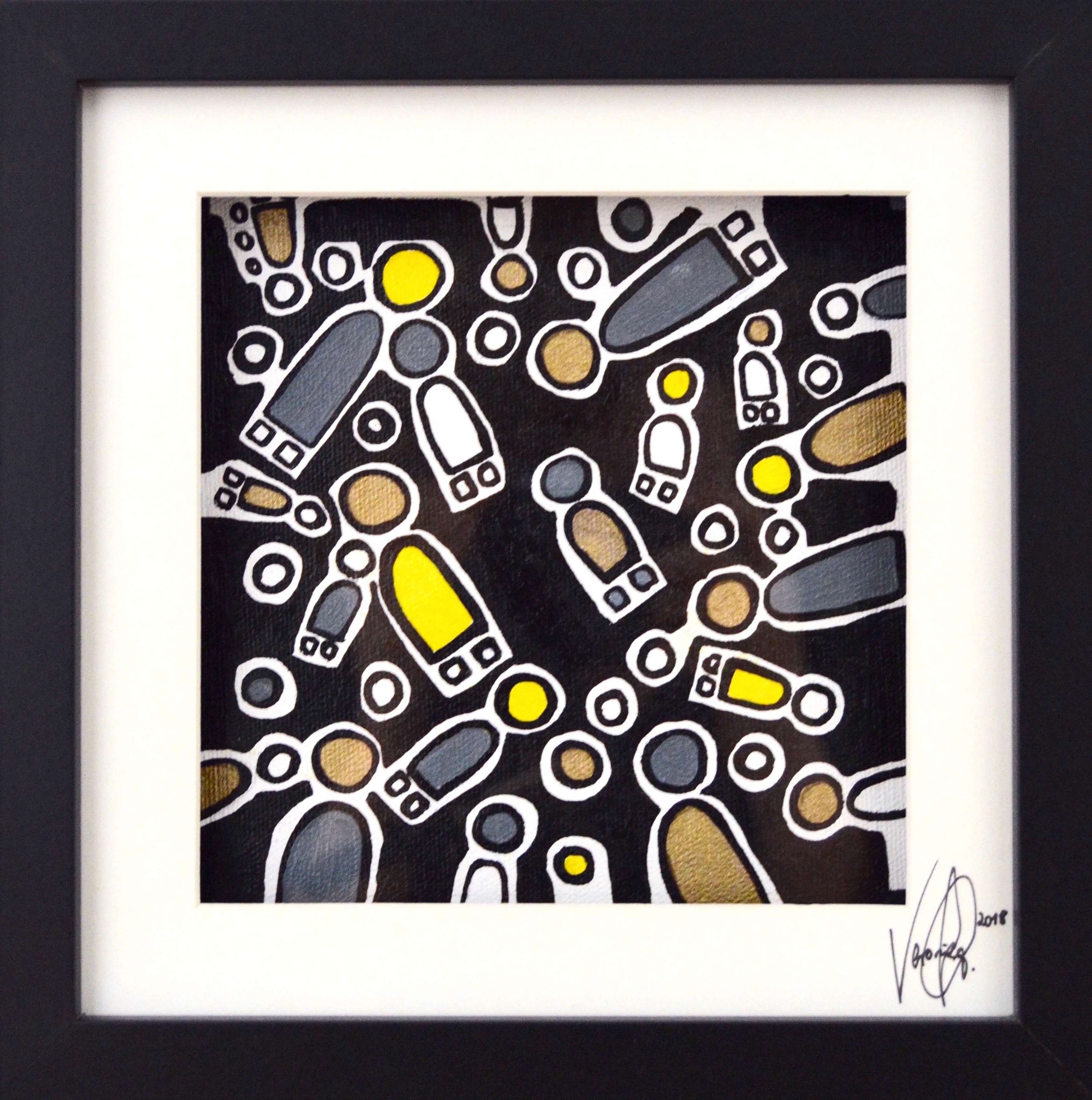 Veronika Spleiss "Luft" 2018 20x20 cm, Privatsammlung Schweiz