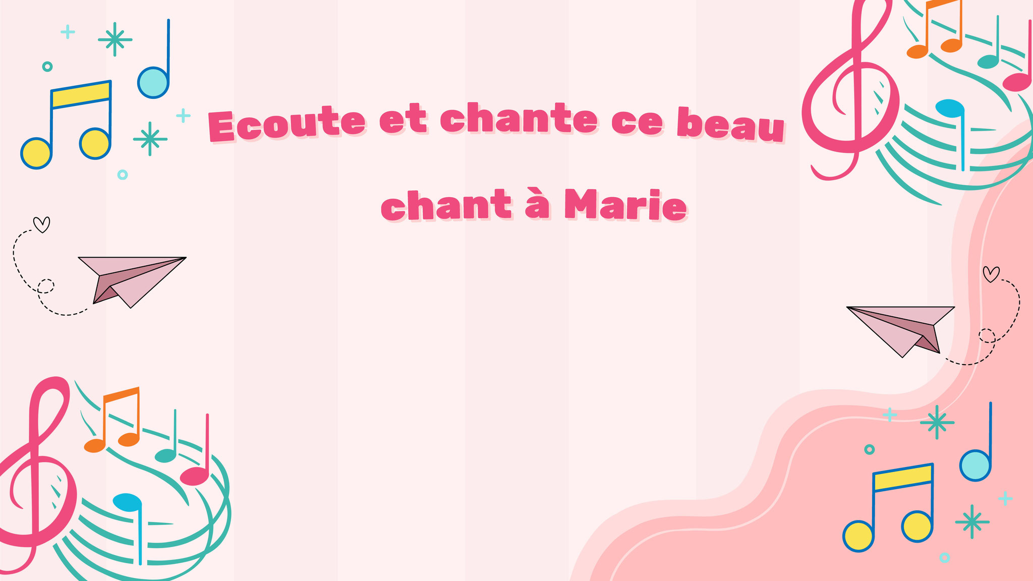 Clique sur l'image pour entendre le chant à Marie