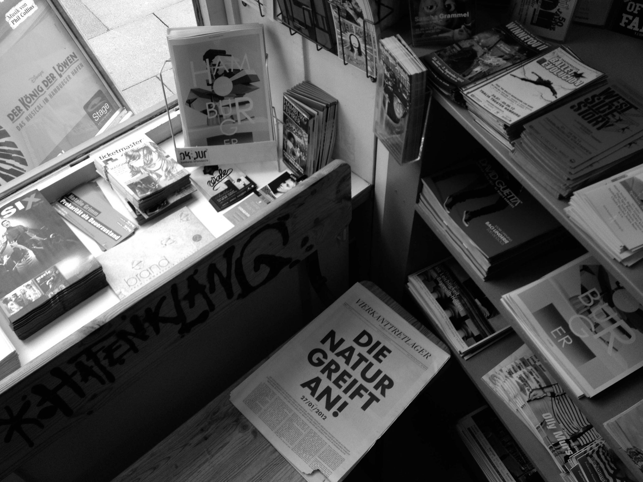 Vierkanttretlager - Magazinauslage