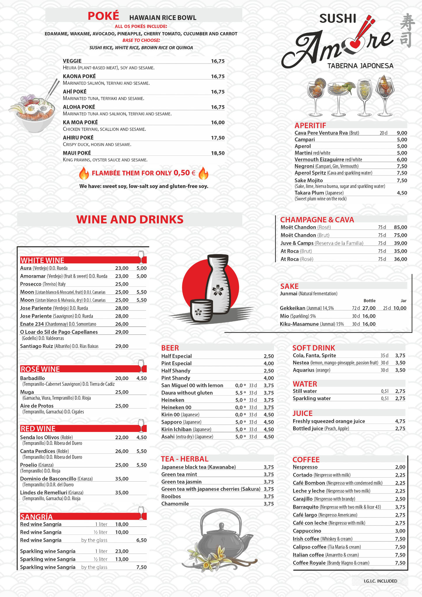 Menu 2/3 - Sushi Amore