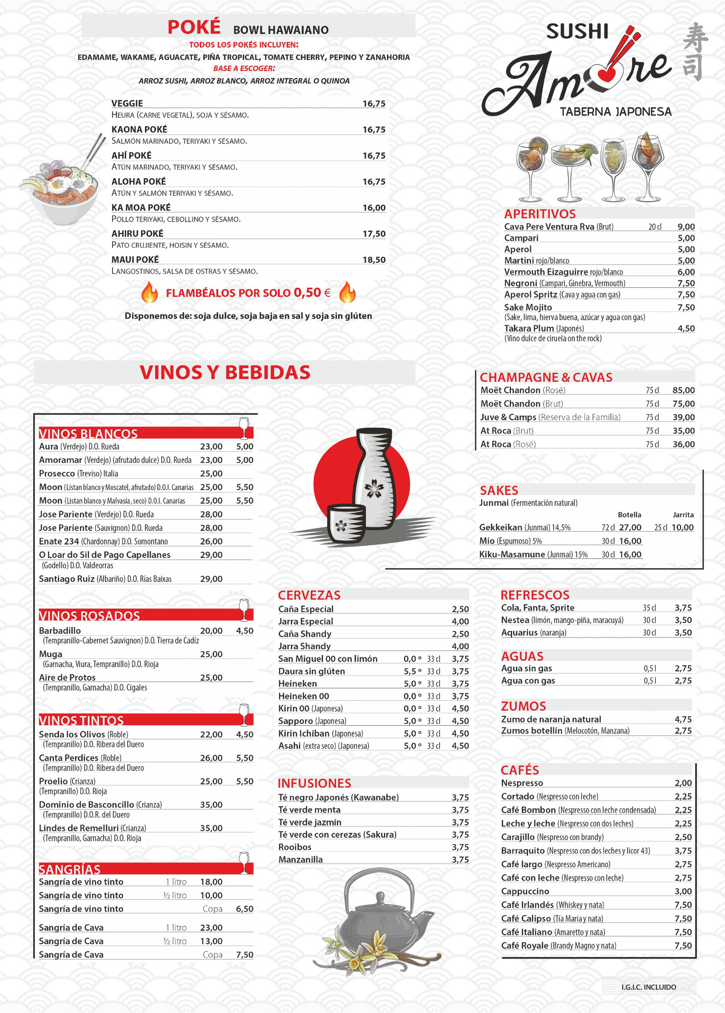 Carta Sushi Amore 2/3