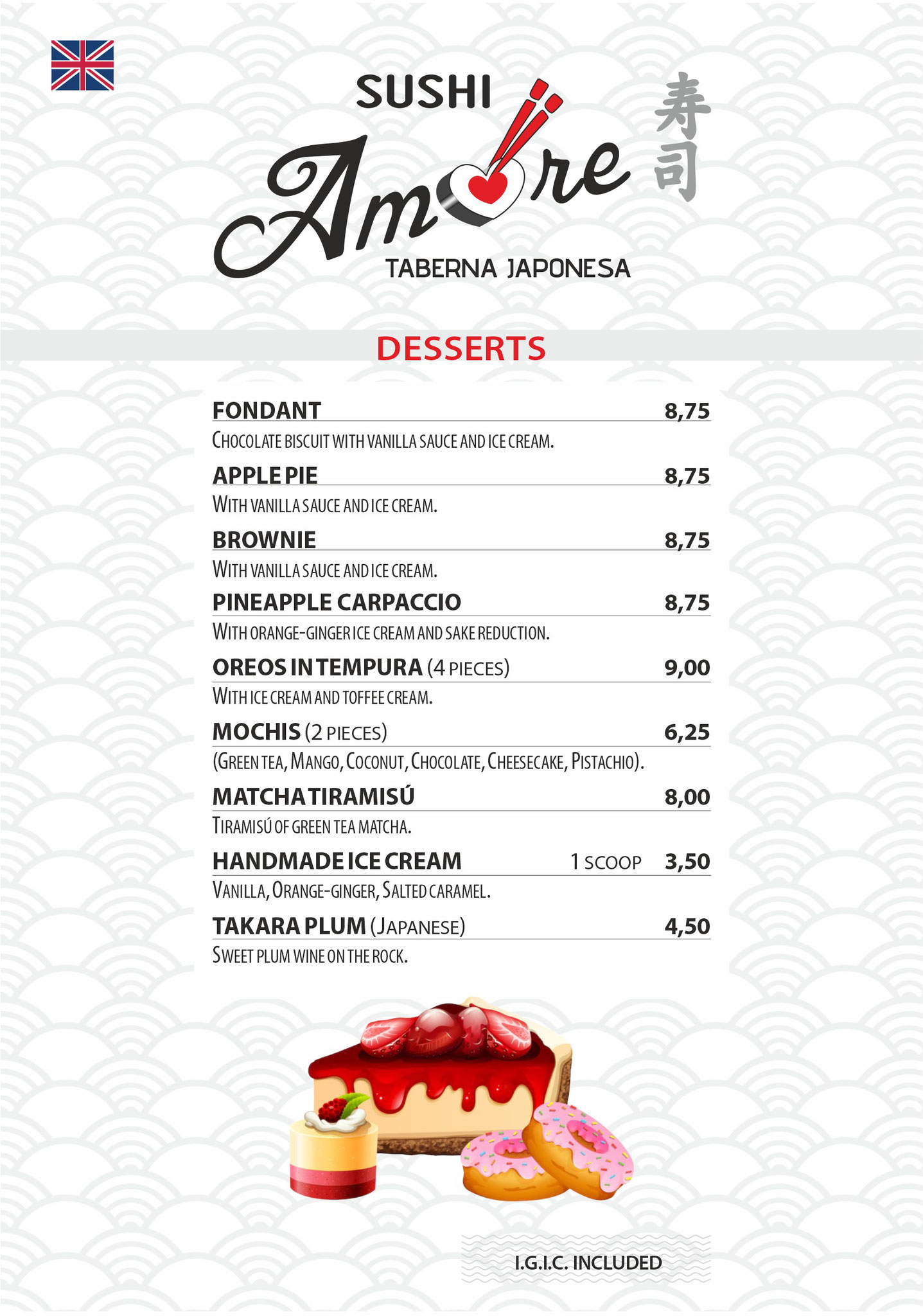 Menu 3/3 - Sushi Amore